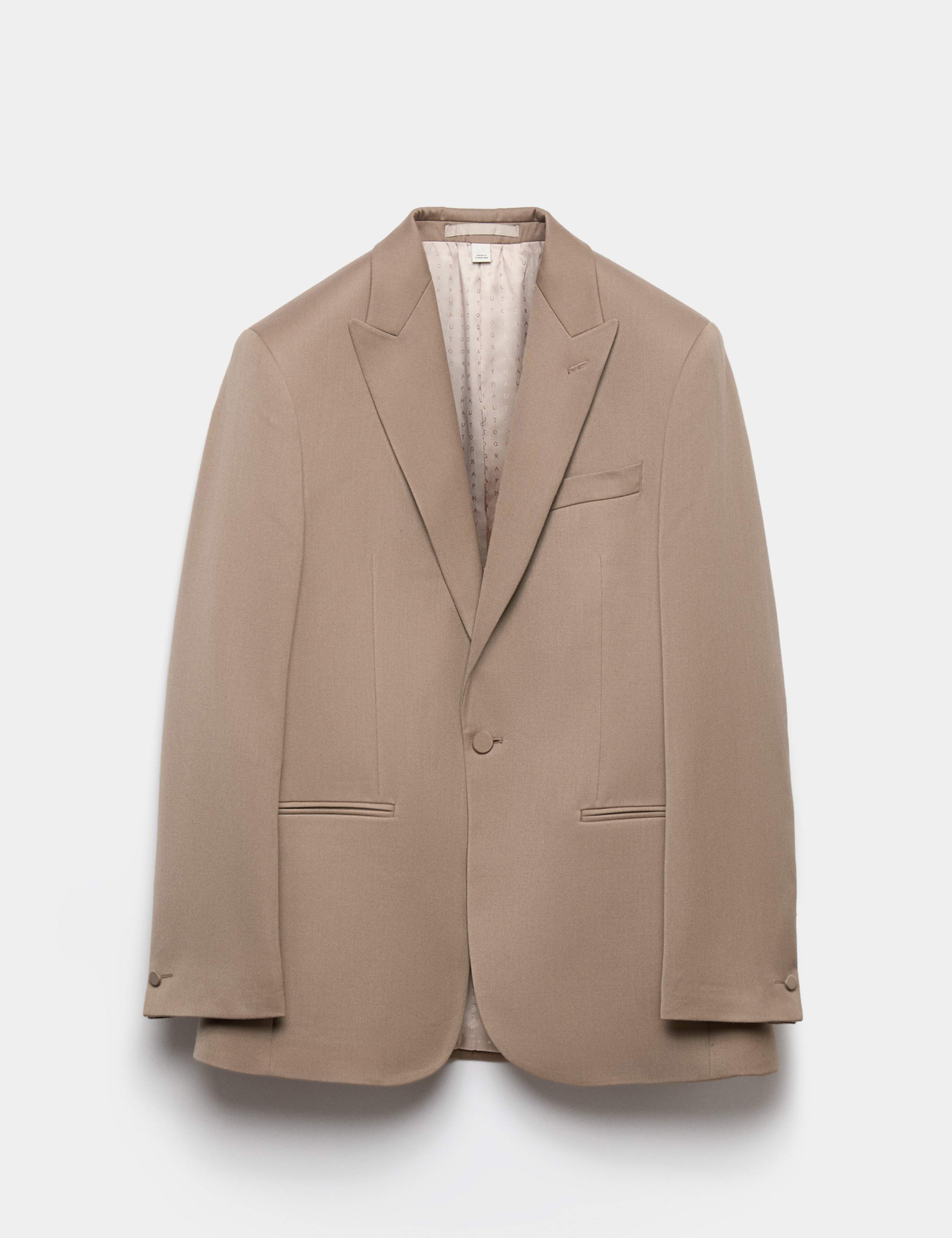 Regular Fit Sateen Stretch Tuxedo Jacket 1 of 1