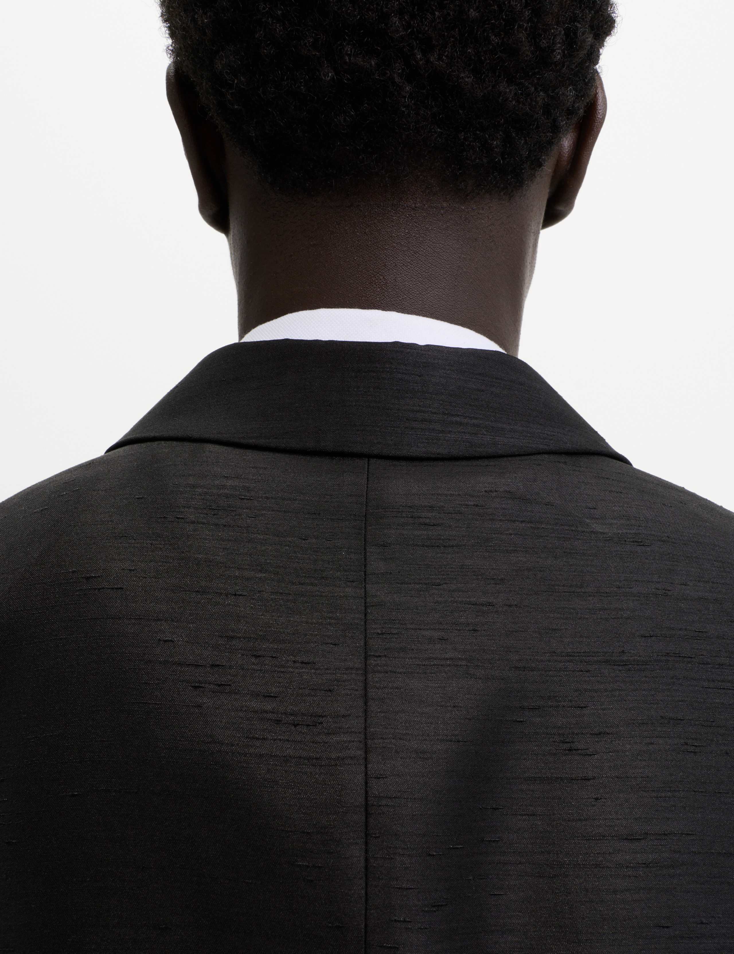 Tailored Fit Textured Sheen Tuxedo Jacket 3 of 6