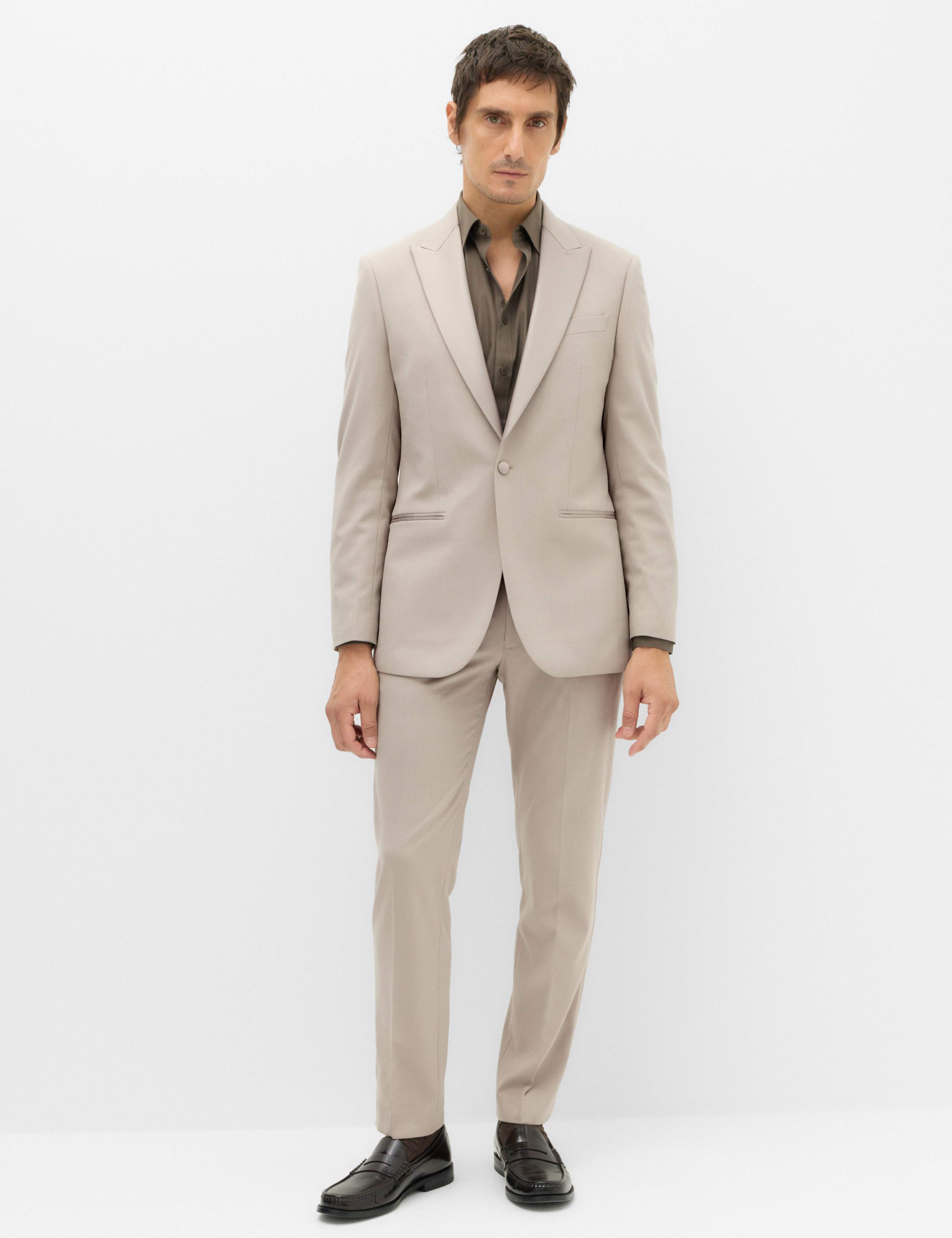 Tailored Fit Peak Lapel Tuxedo Jacket 6 of 6
