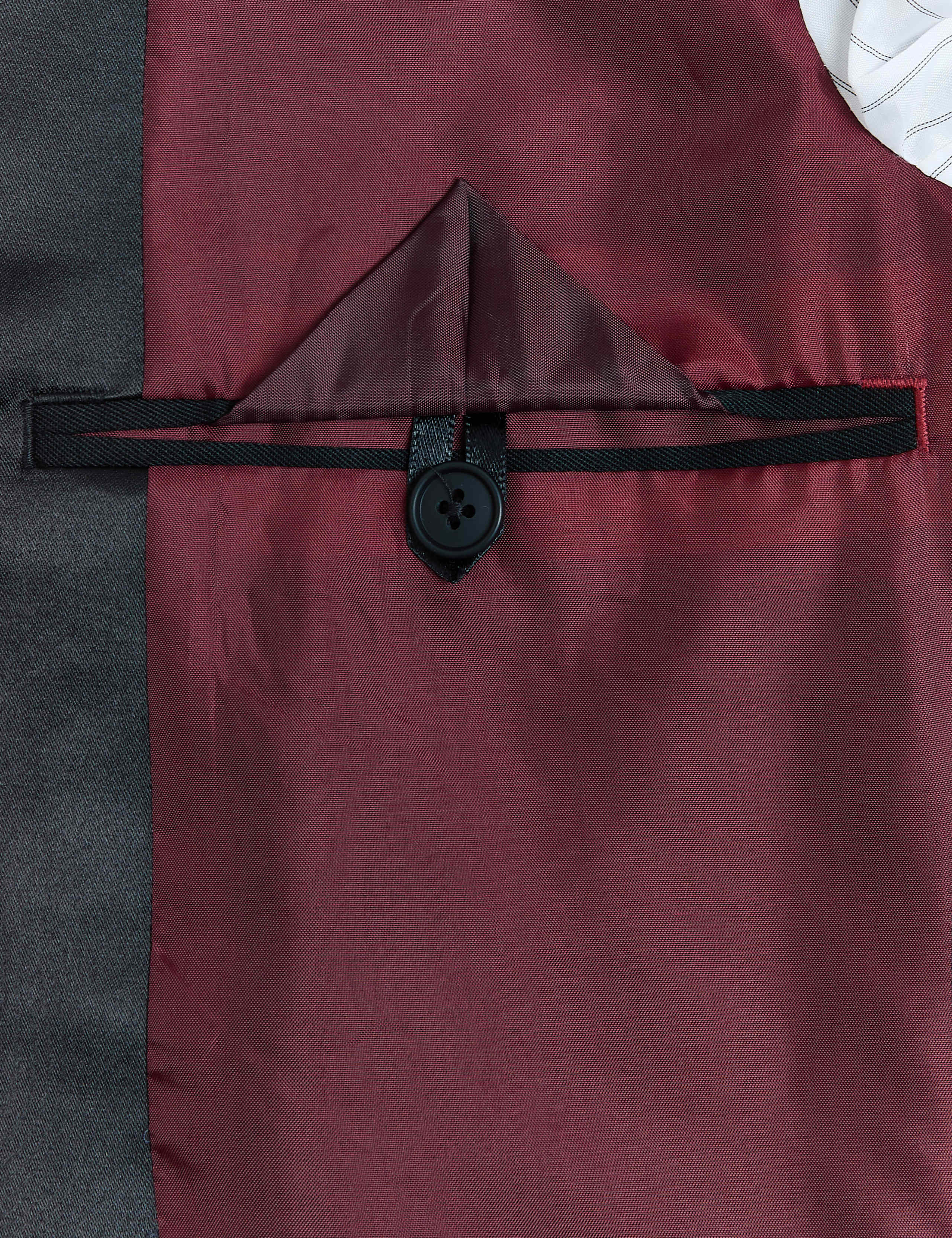Black Slim Fit Dinner Suit Jacket 8 of 10