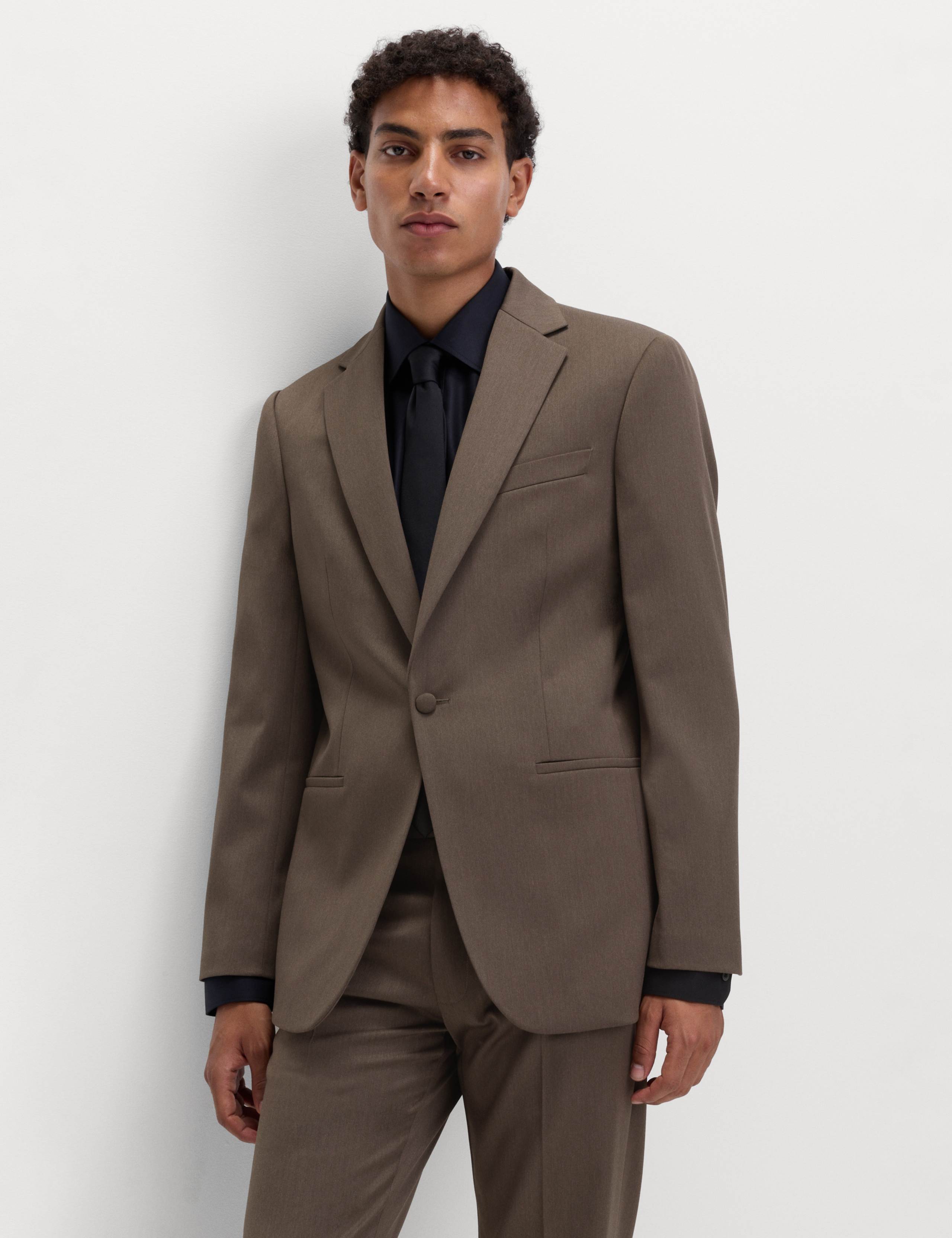 Tailored Fit Sateen Stretch Tuxedo Jacket 7 of 7