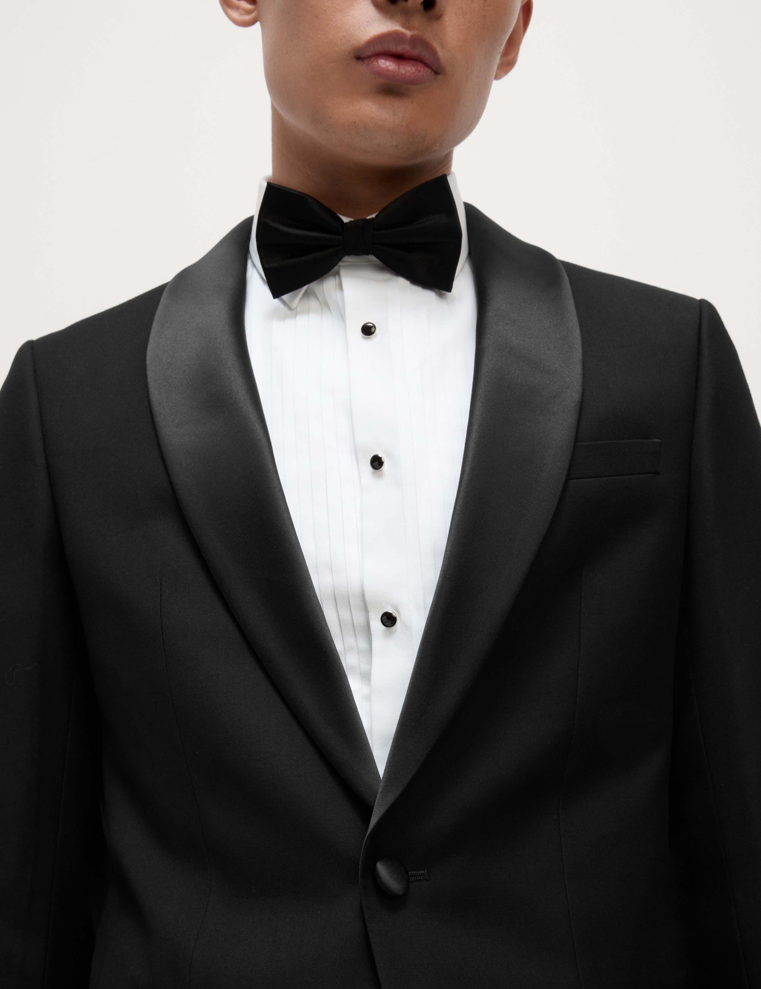 Slim Fit Shawl Collar Stretch Tuxedo Jacket 4 of 7