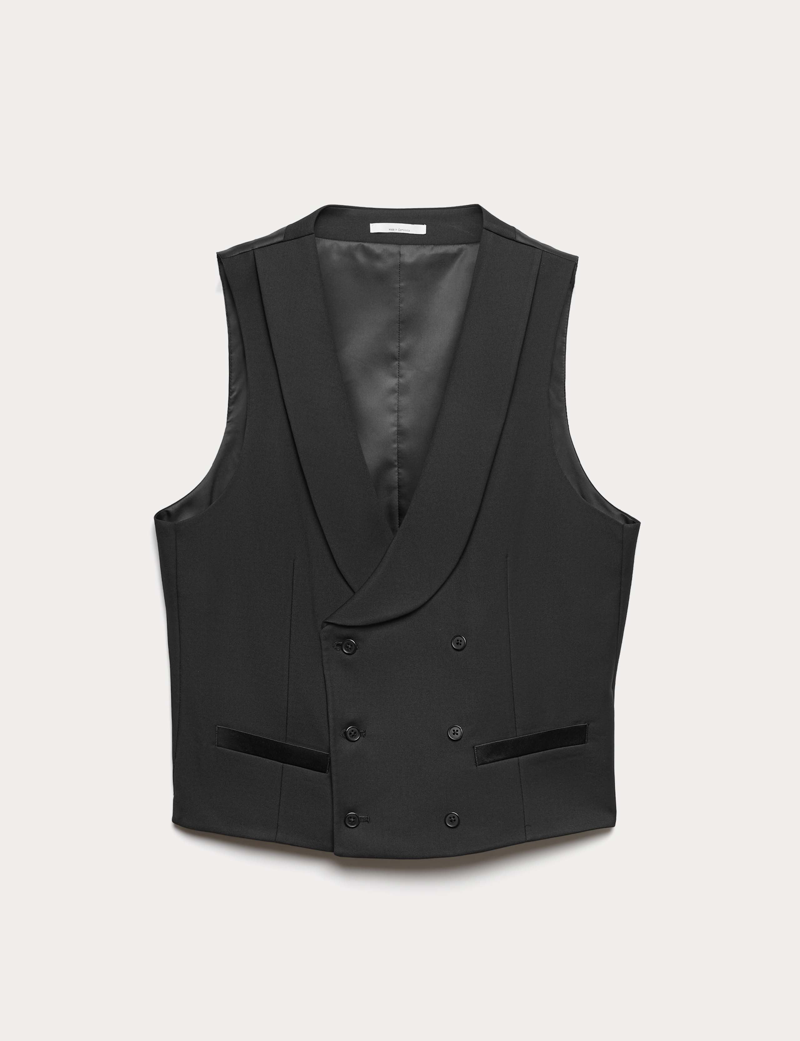 Double Breasted Stretch Waistcoat 2 of 7