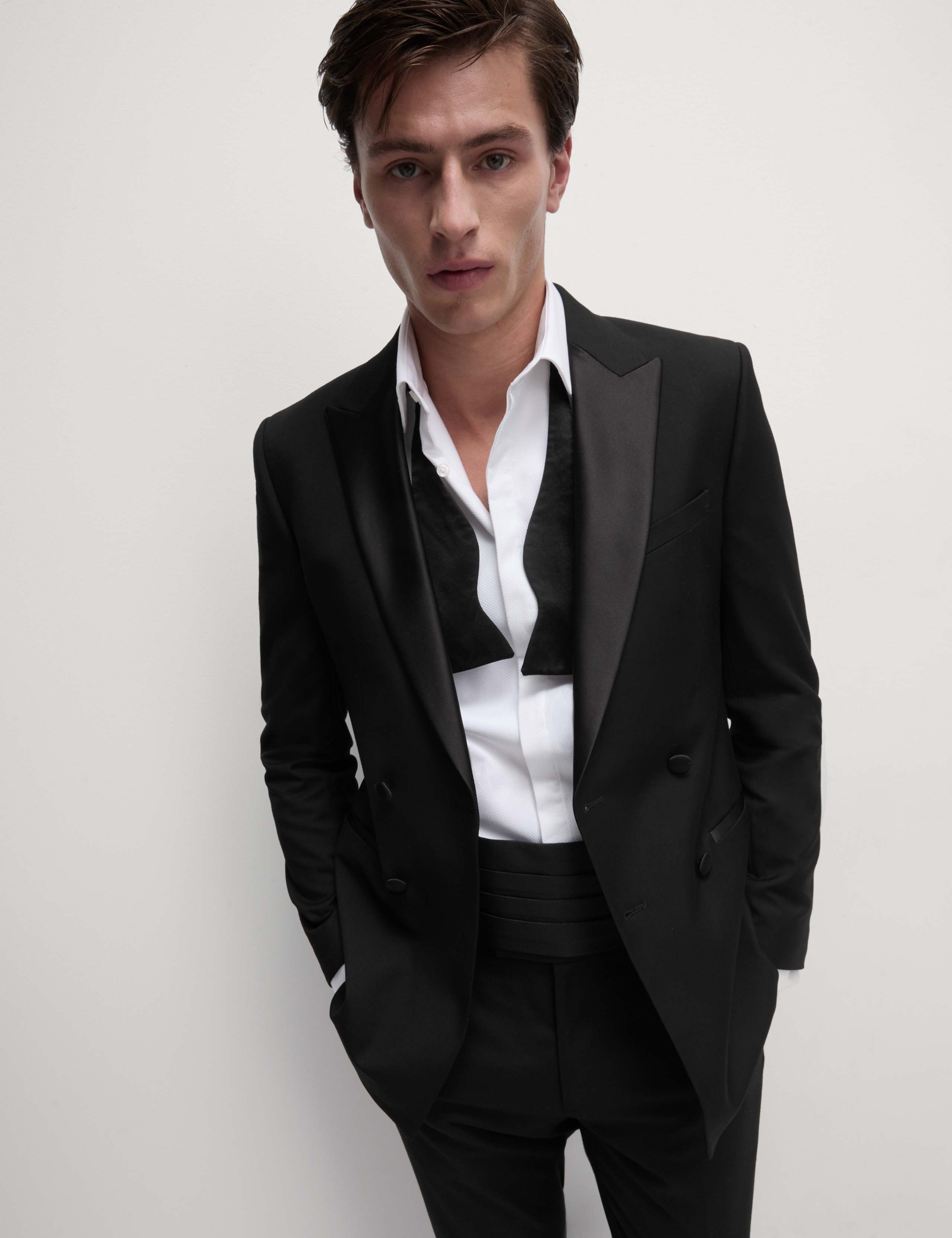 Slim Fit Double Breasted Tuxedo Jacket 1 of 8