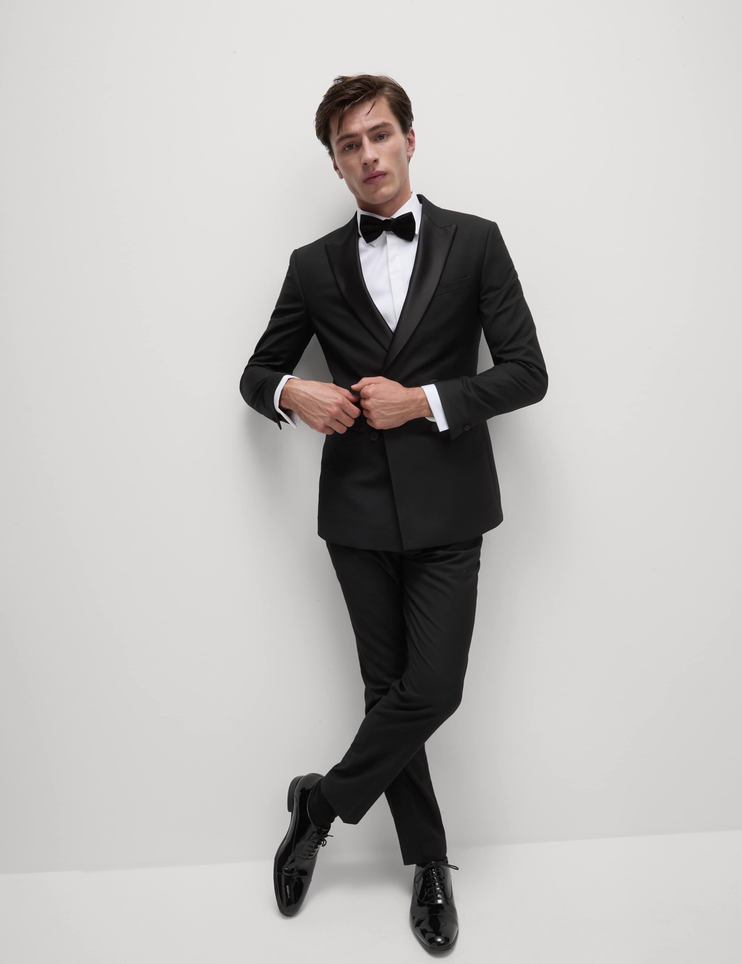 Slim Fit Double Breasted Tuxedo Jacket 4 of 8