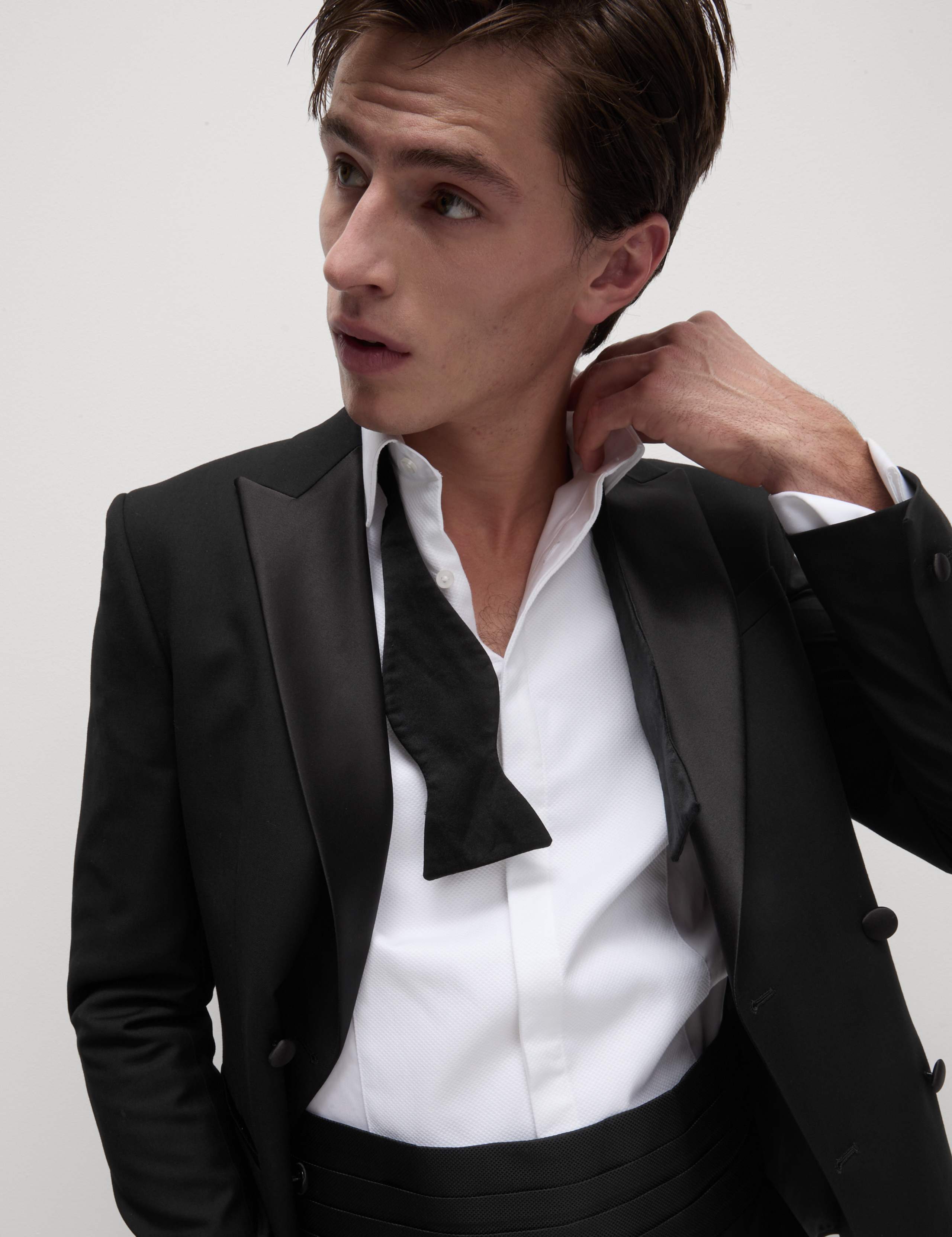 Slim Fit Double Breasted Tuxedo Jacket 6 of 8
