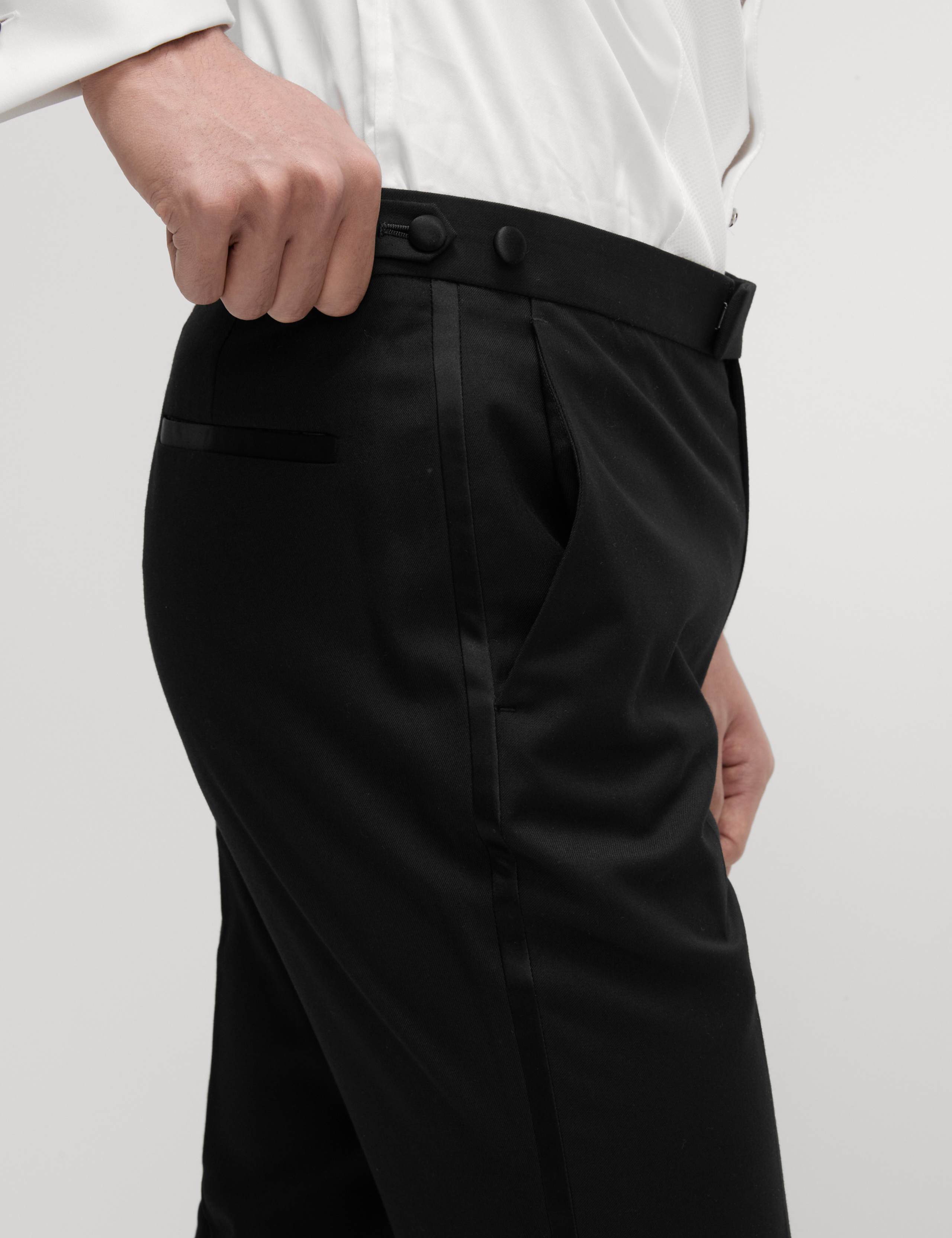 Slim Fit Stretch Tuxedo Trousers 4 of 7