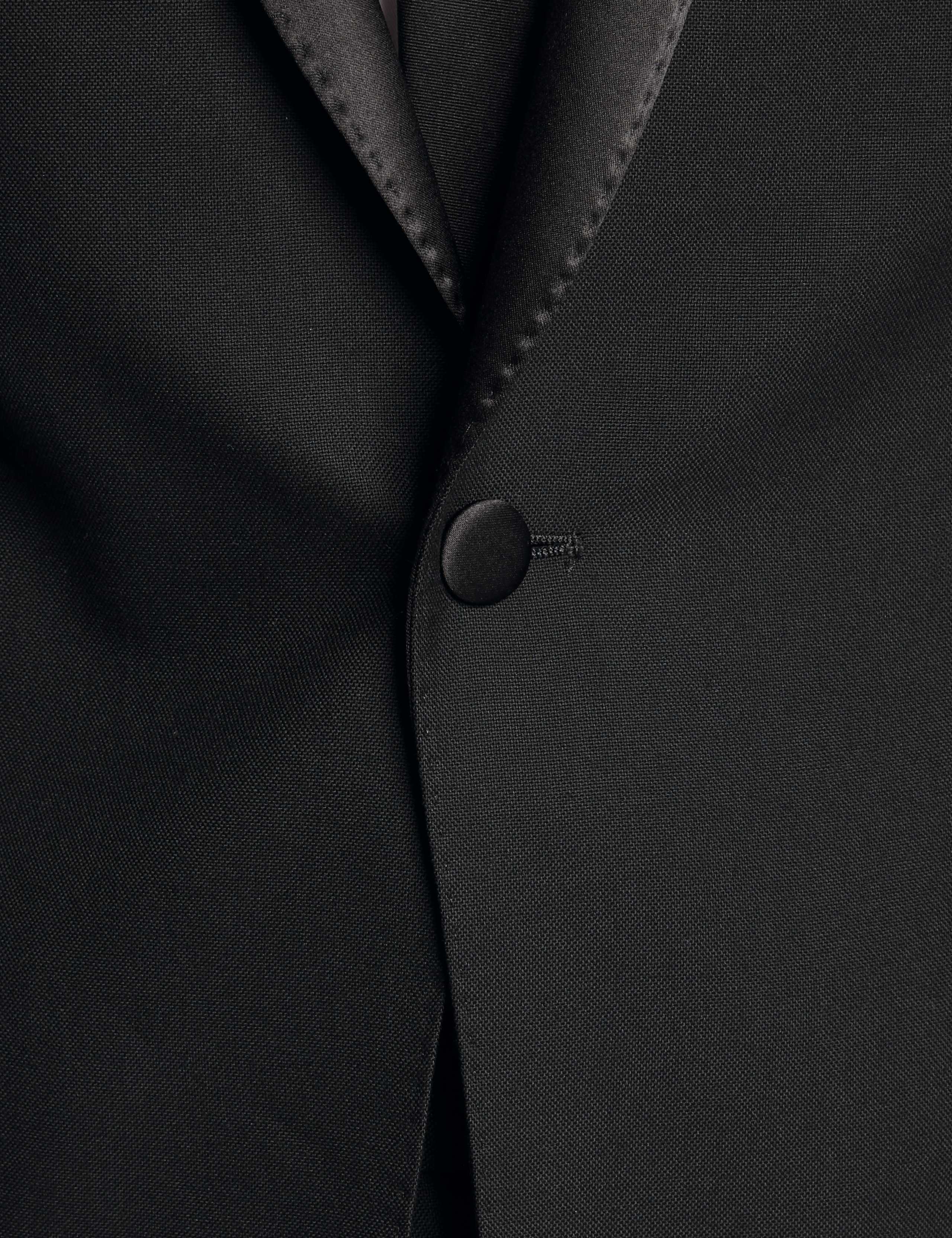 Black Slim Fit Dinner Jacket 7 of 9