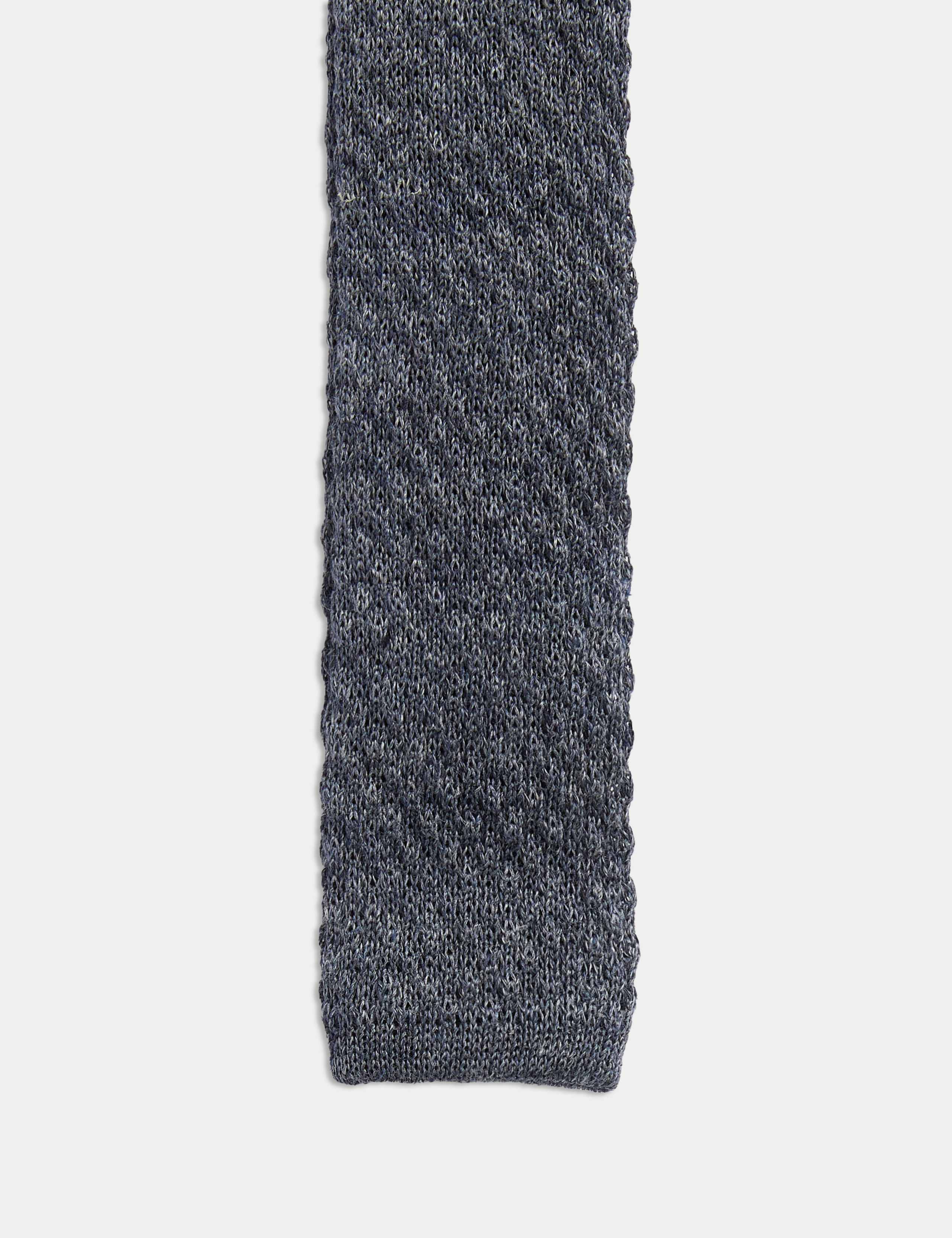 Linen Rich Knitted Tie 3 of 3