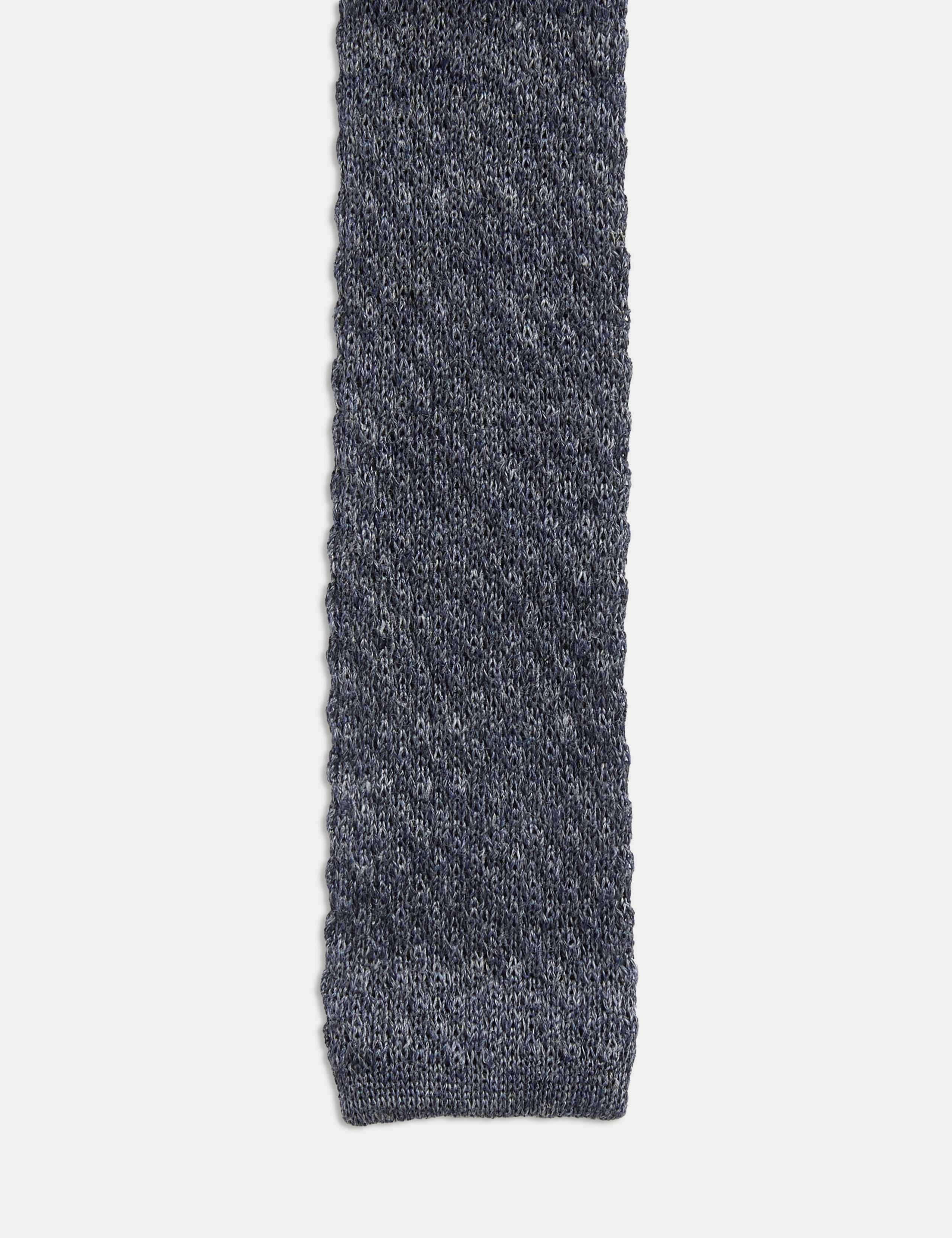 Linen Rich Knitted Tie 2 of 3