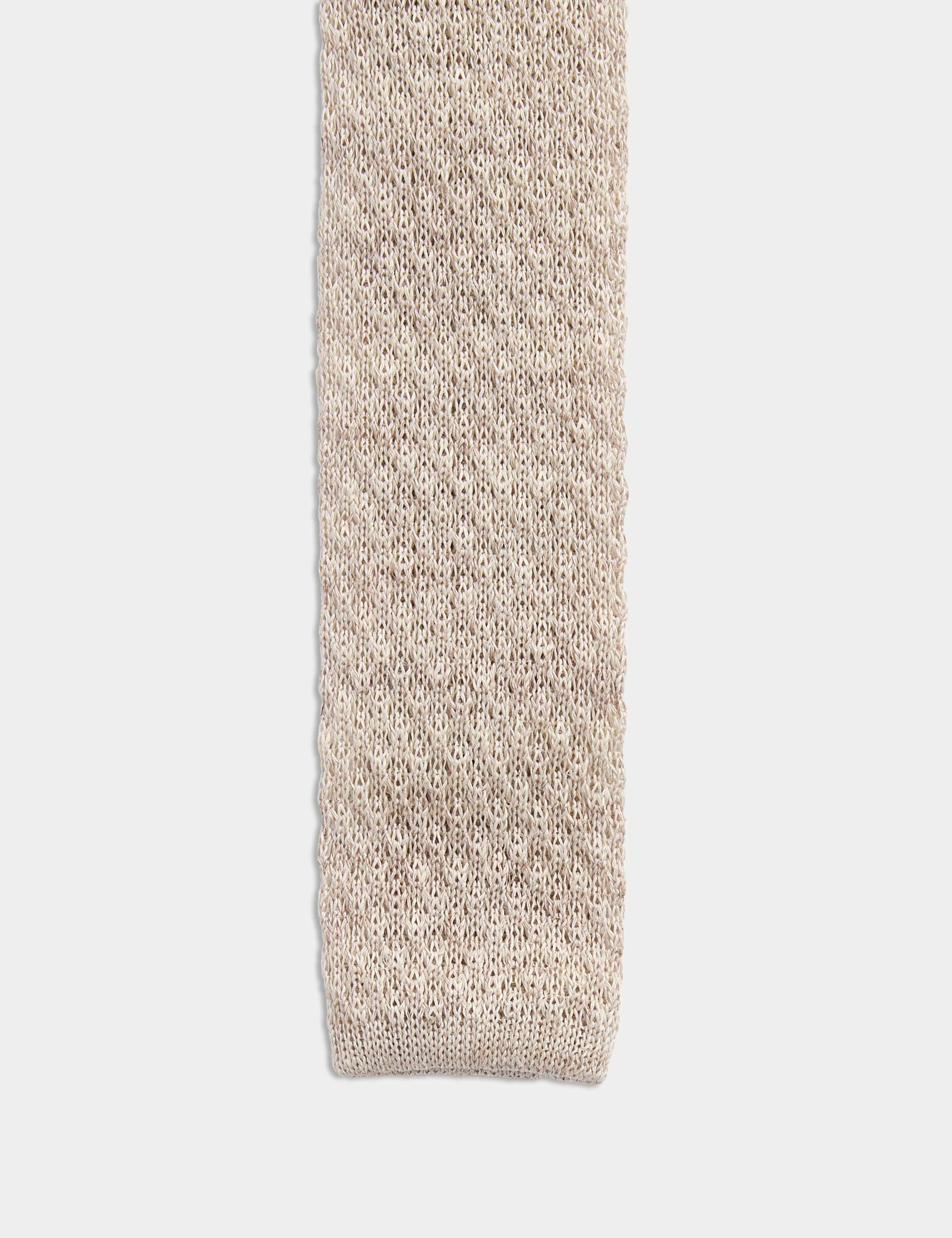 Linen Rich Knitted Tie 3 of 3