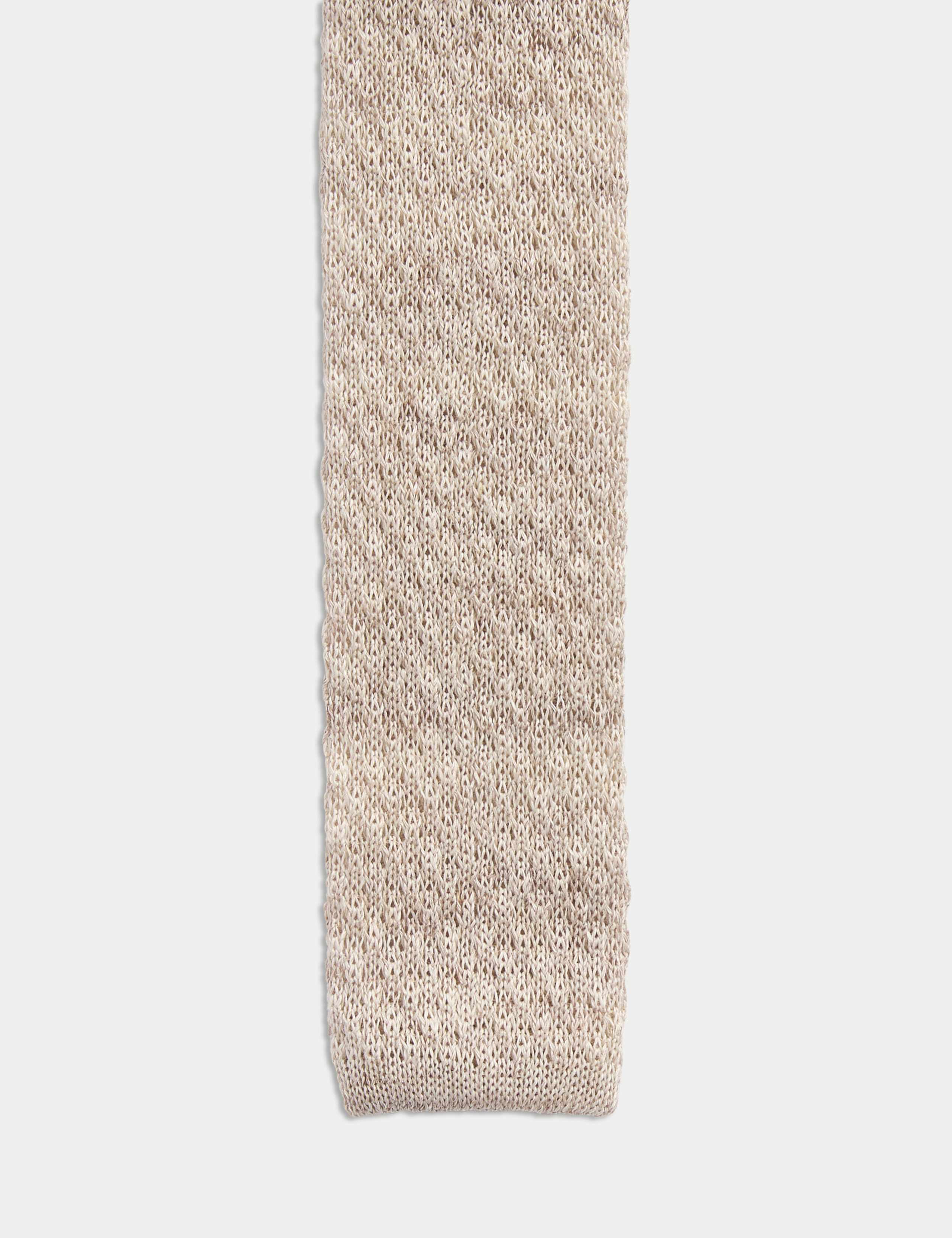 Linen Rich Knitted Tie 2 of 3