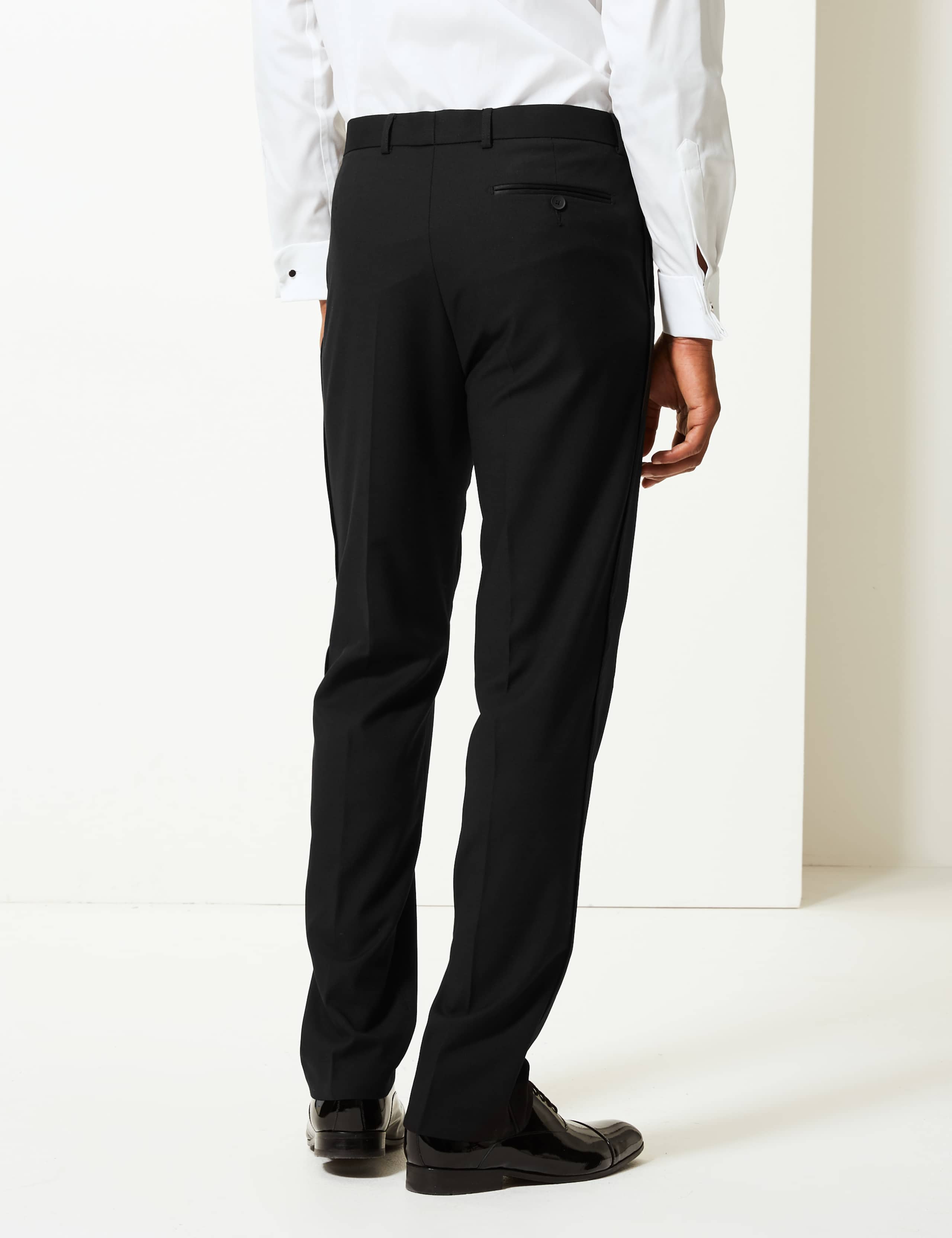 Black Tailored Fit Trousers 4 of 6