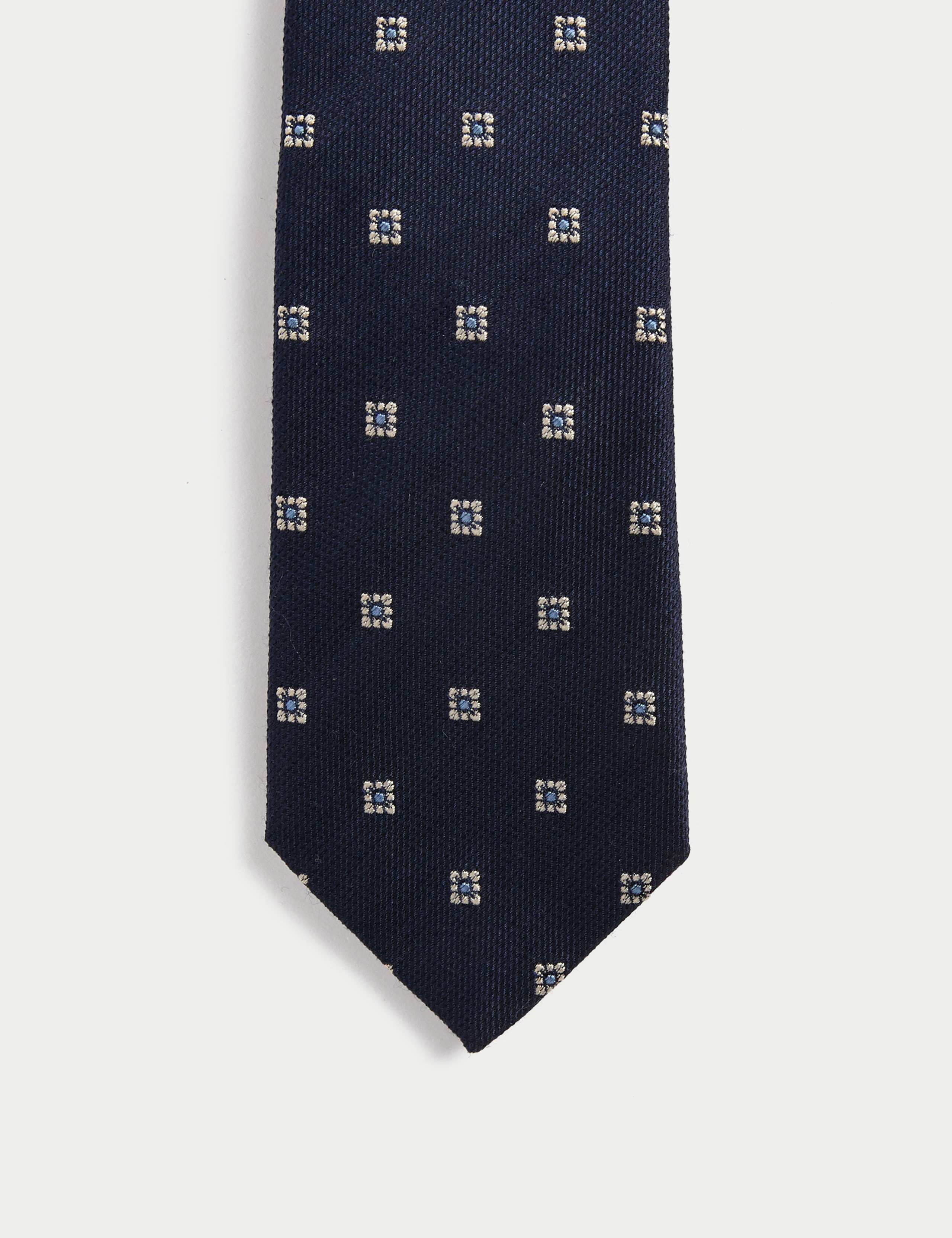 Geometric Silk Rich Tie 3 of 3