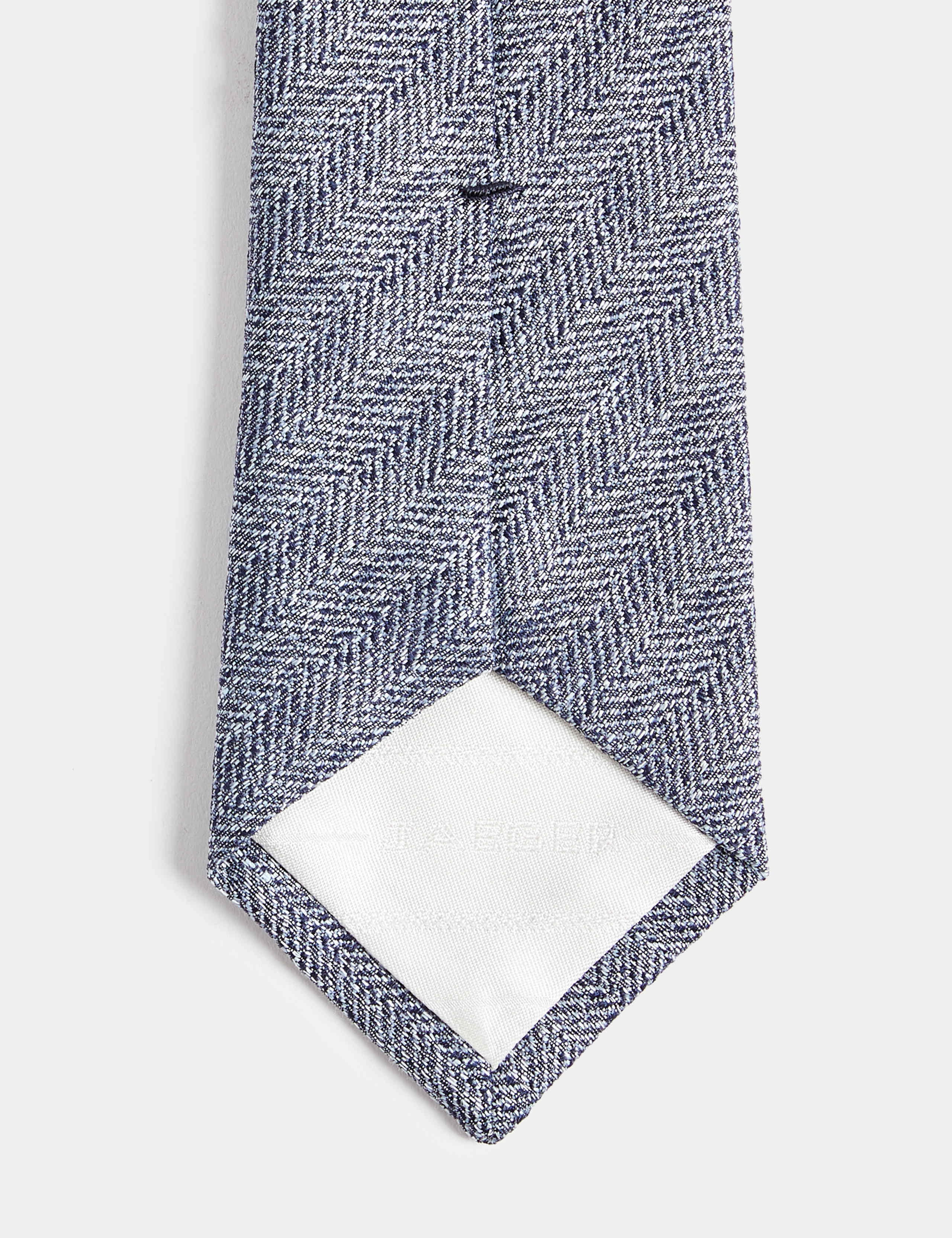 Herringbone Silk Blend Tie 2 of 2