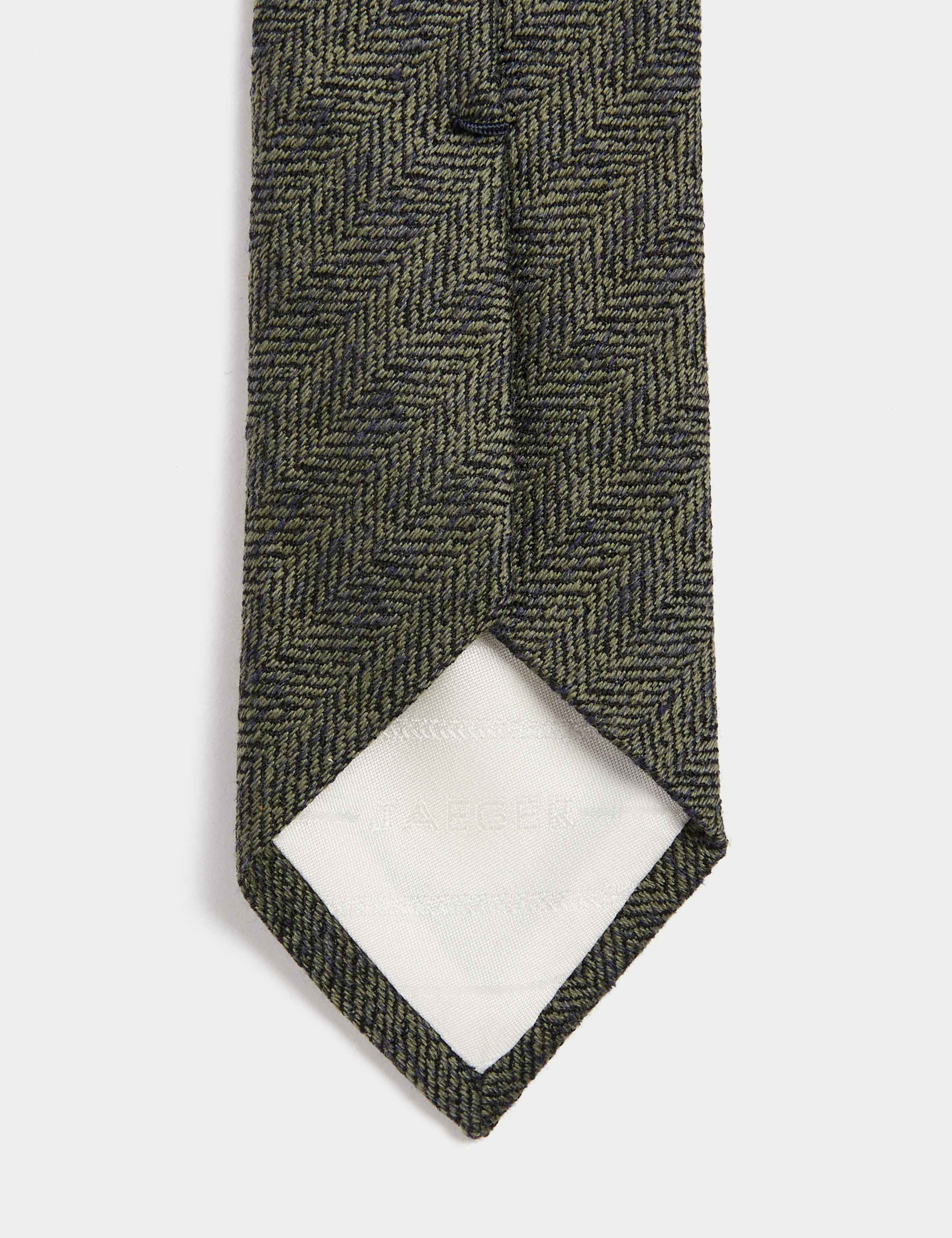 Herringbone Silk Blend Tie 2 of 3