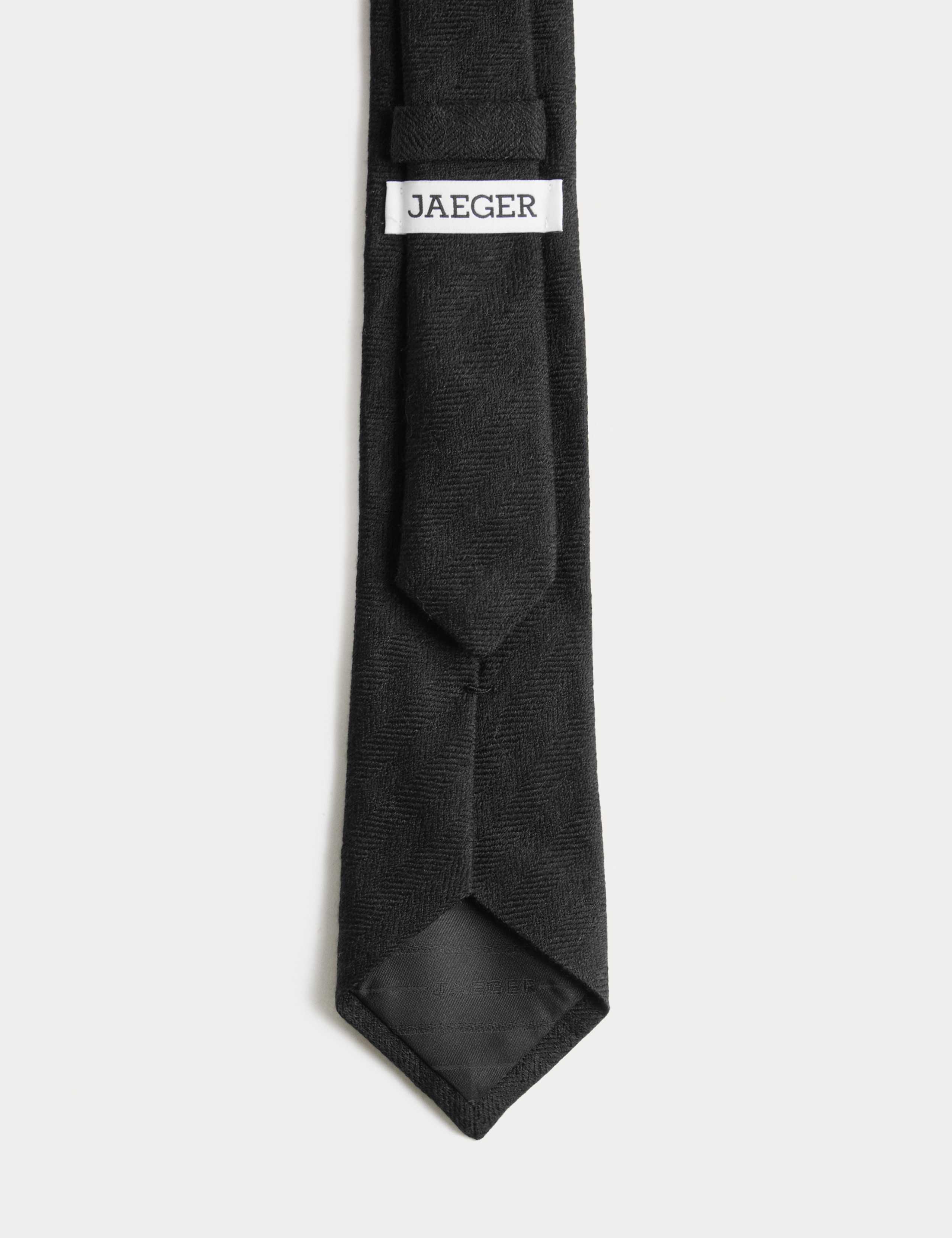 Herringbone Silk Blend Tie 2 of 3