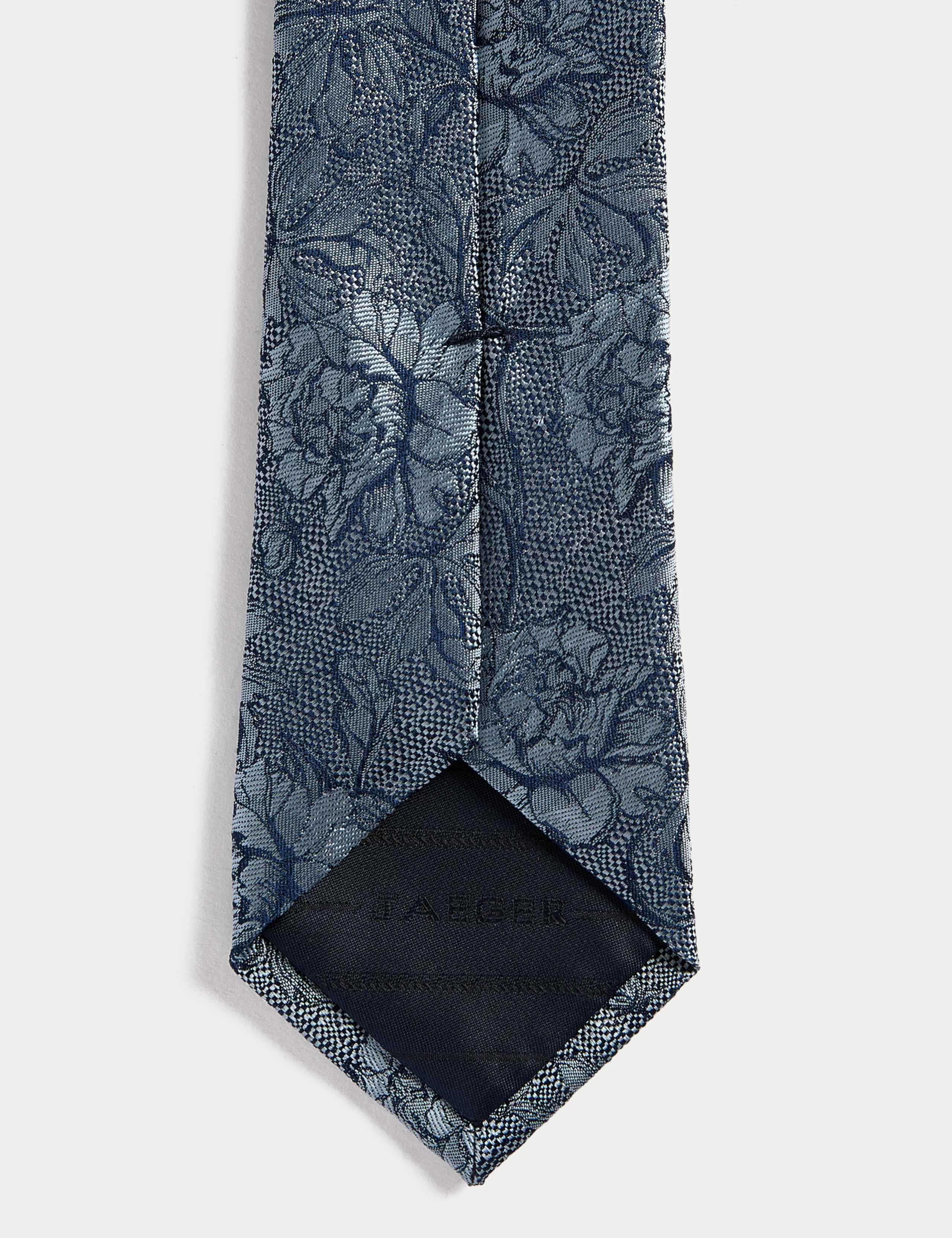 Slim Floral Pure Silk Tie 2 of 3