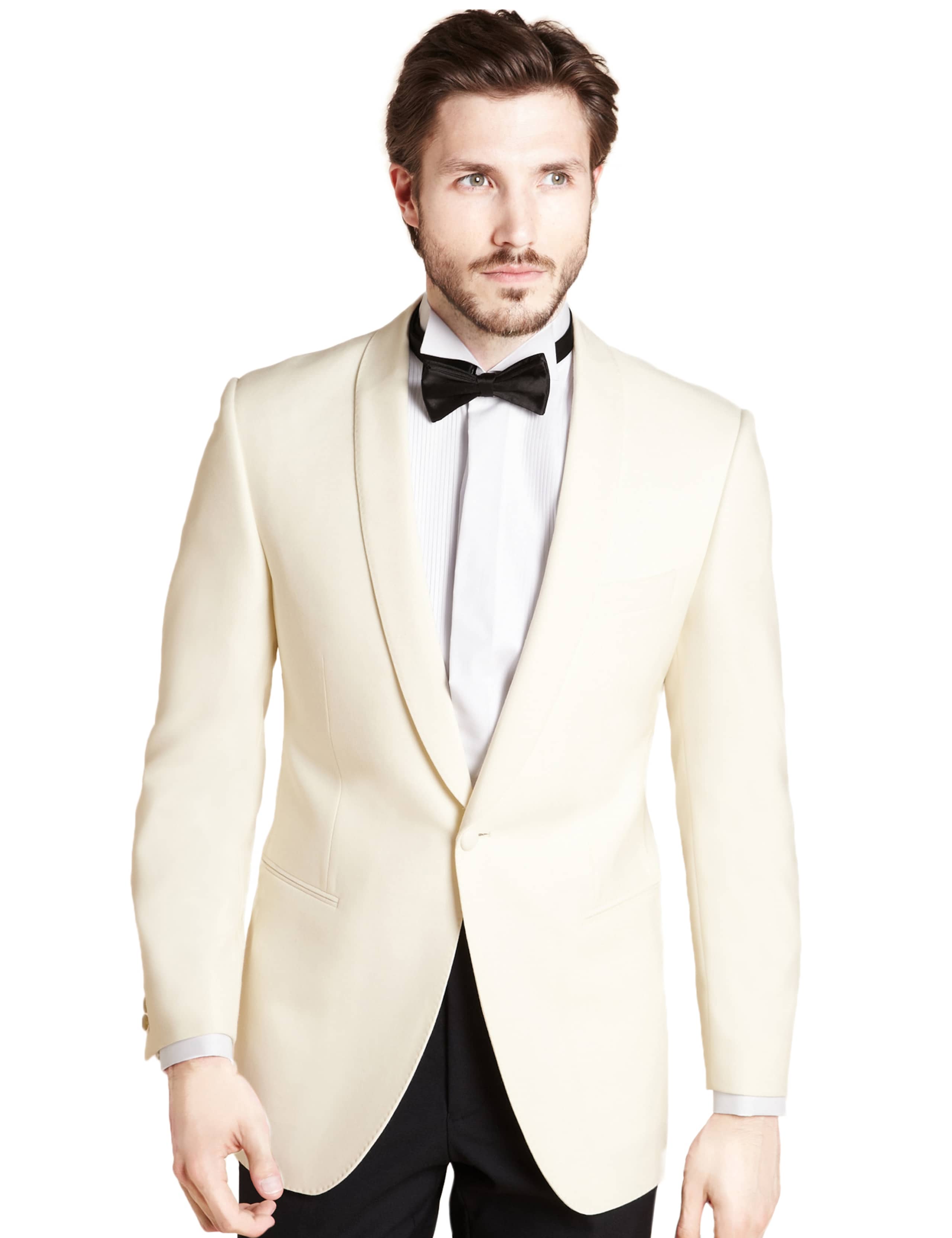 Wool Blend 1 Button Tuxedo Eveningwear Jacket 1 of 1