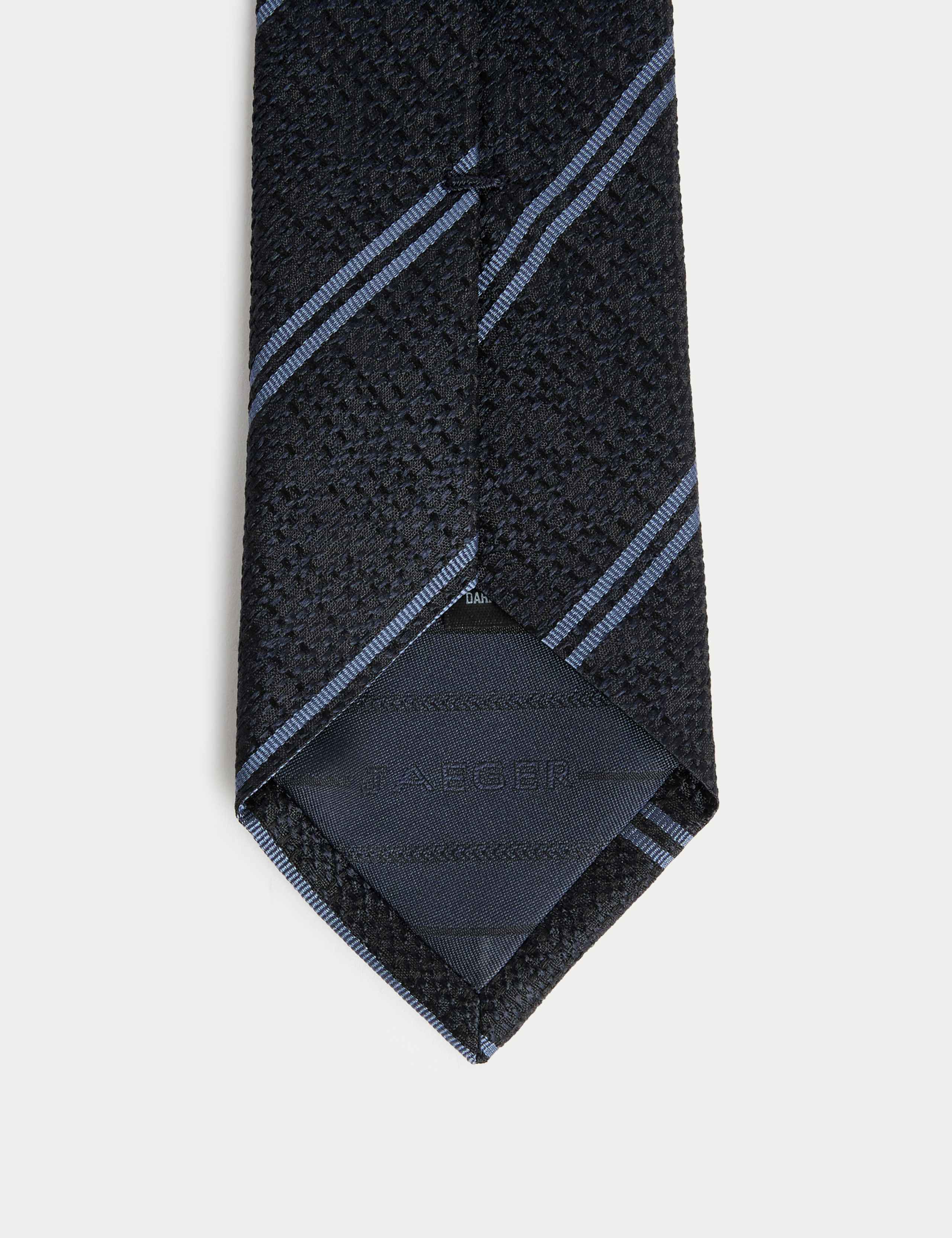 Slim Striped Pure Silk Tie 2 of 2