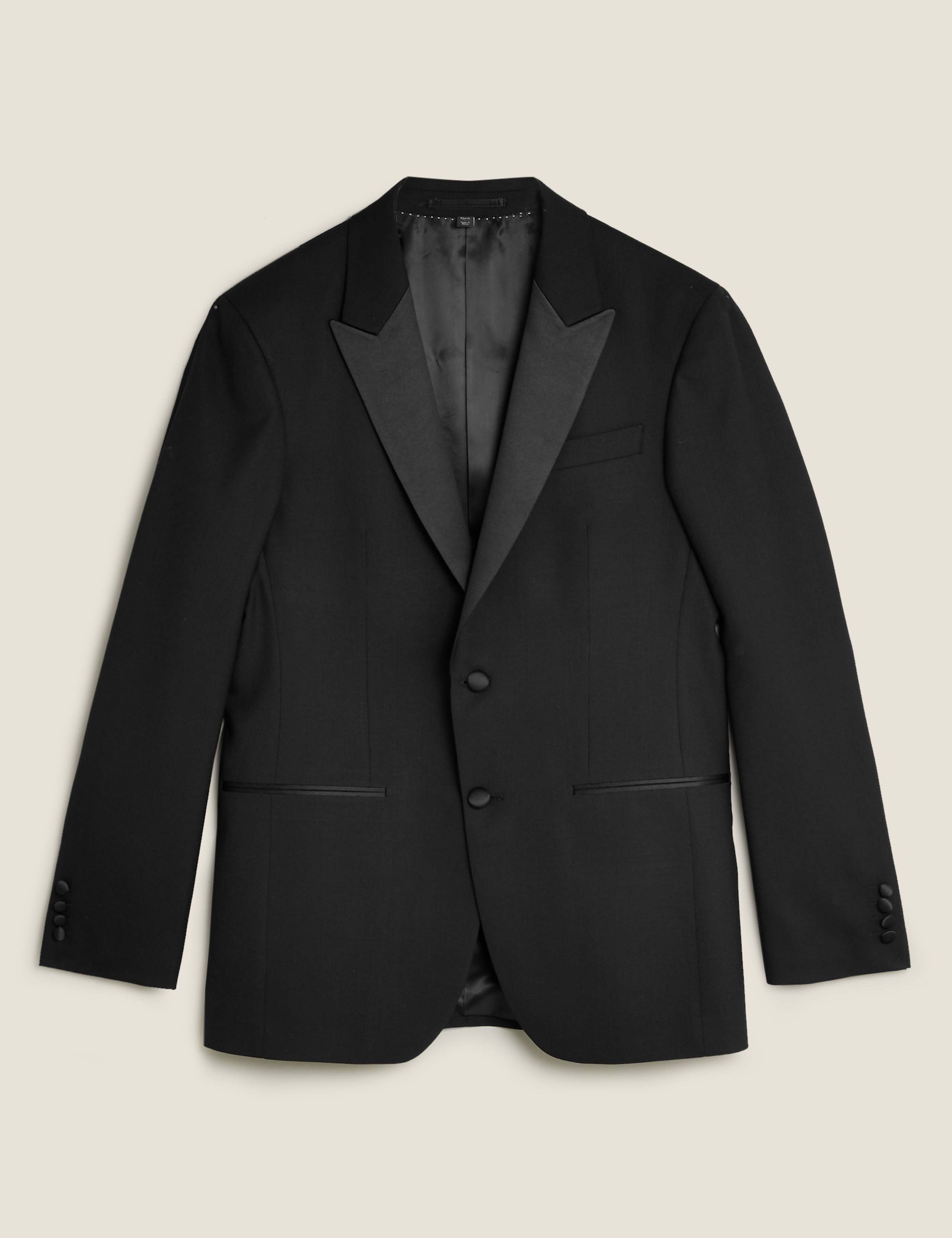 Regular Fit Pure Wool Dinner Jacket 2 of 8