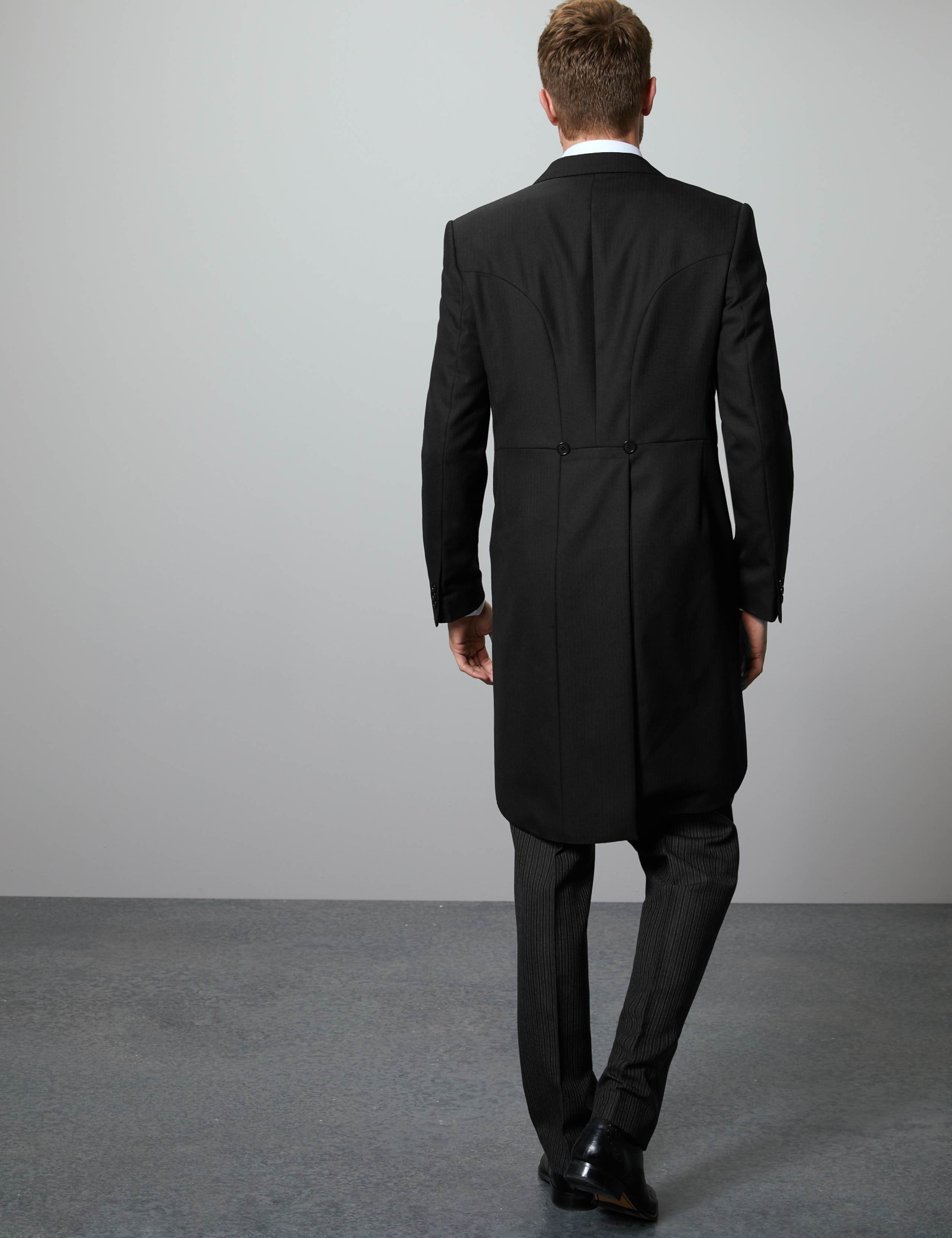 Black Regular Fit Wool Blend Jacket 4 of 8