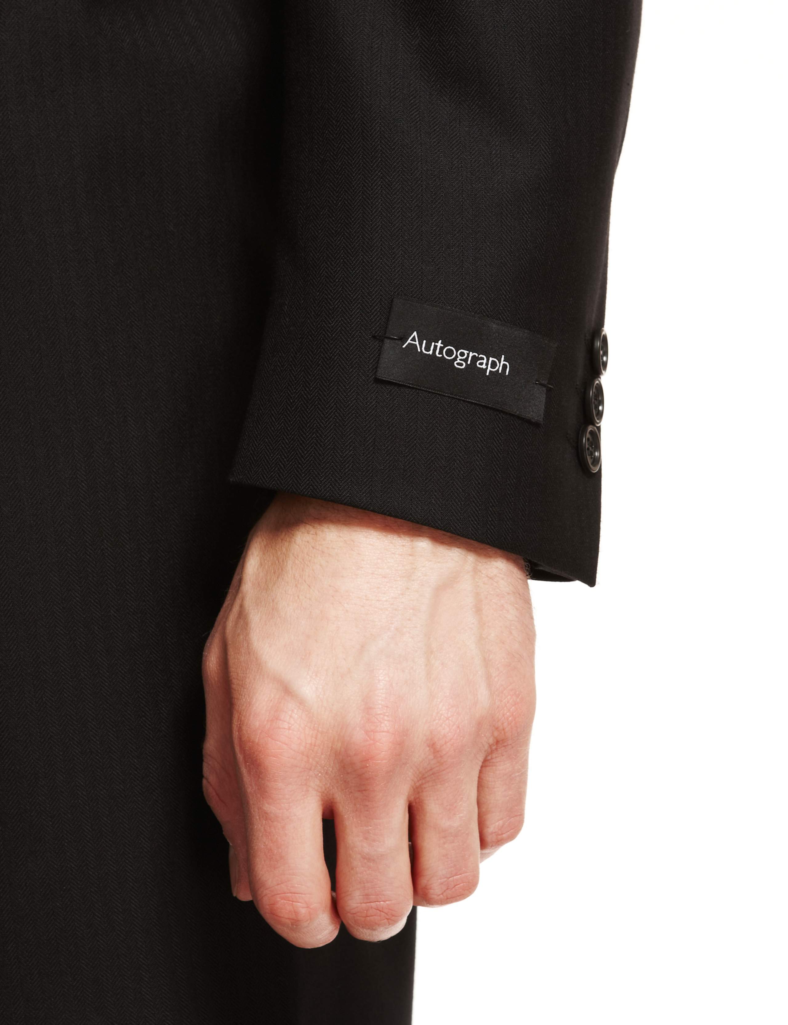 Black Regular Fit Wool Blend Jacket 7 of 8