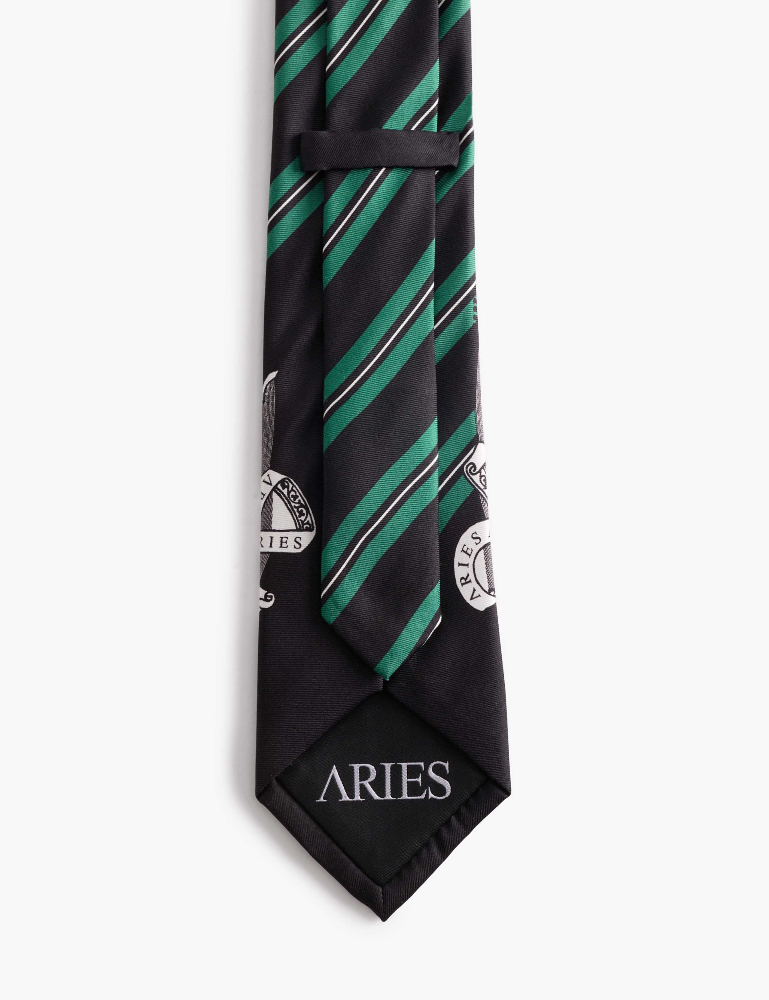 Striped Jacquard Pure Silk Tie 4 of 4