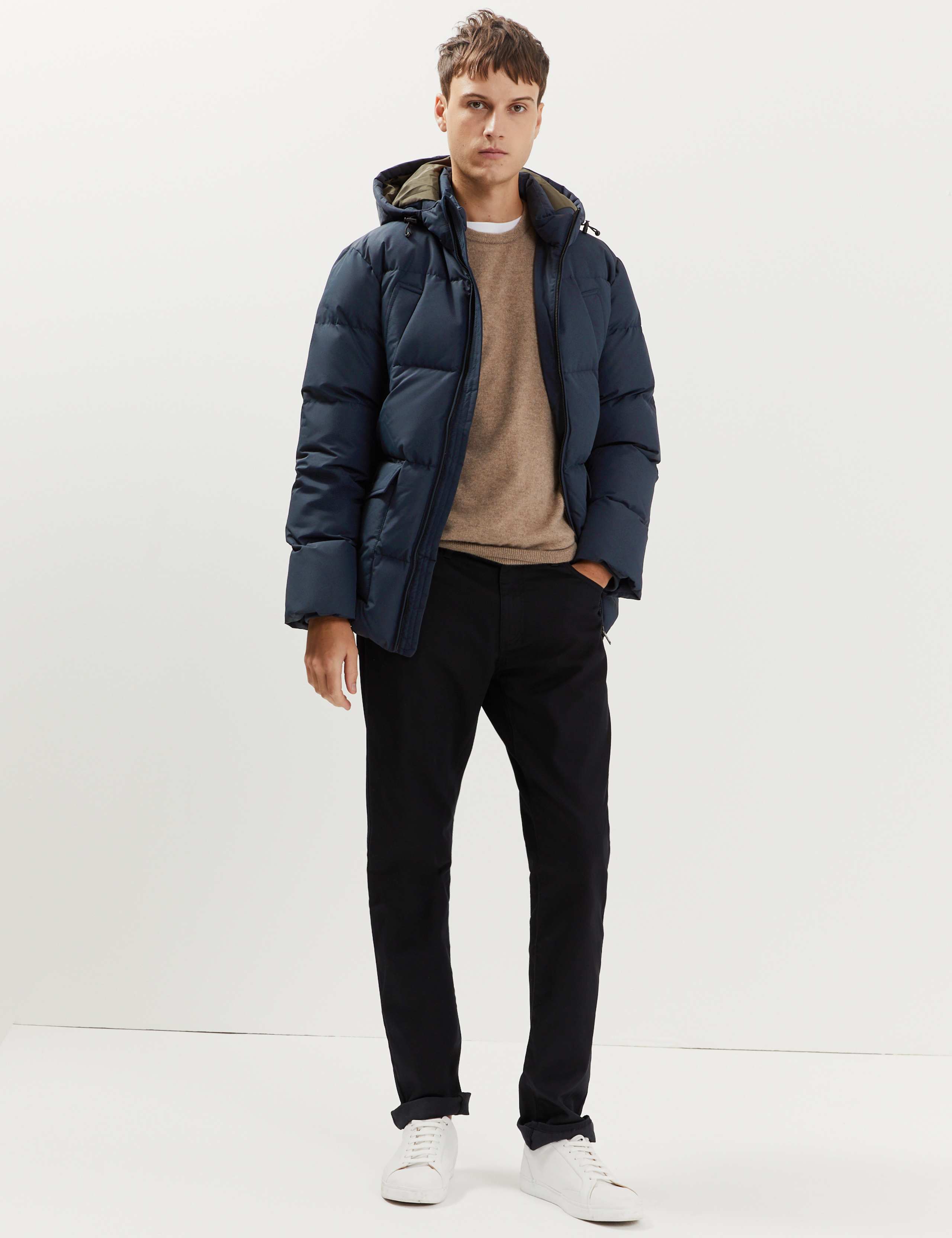 Recycled Feather and Down Puffer Jacket 1 of 12