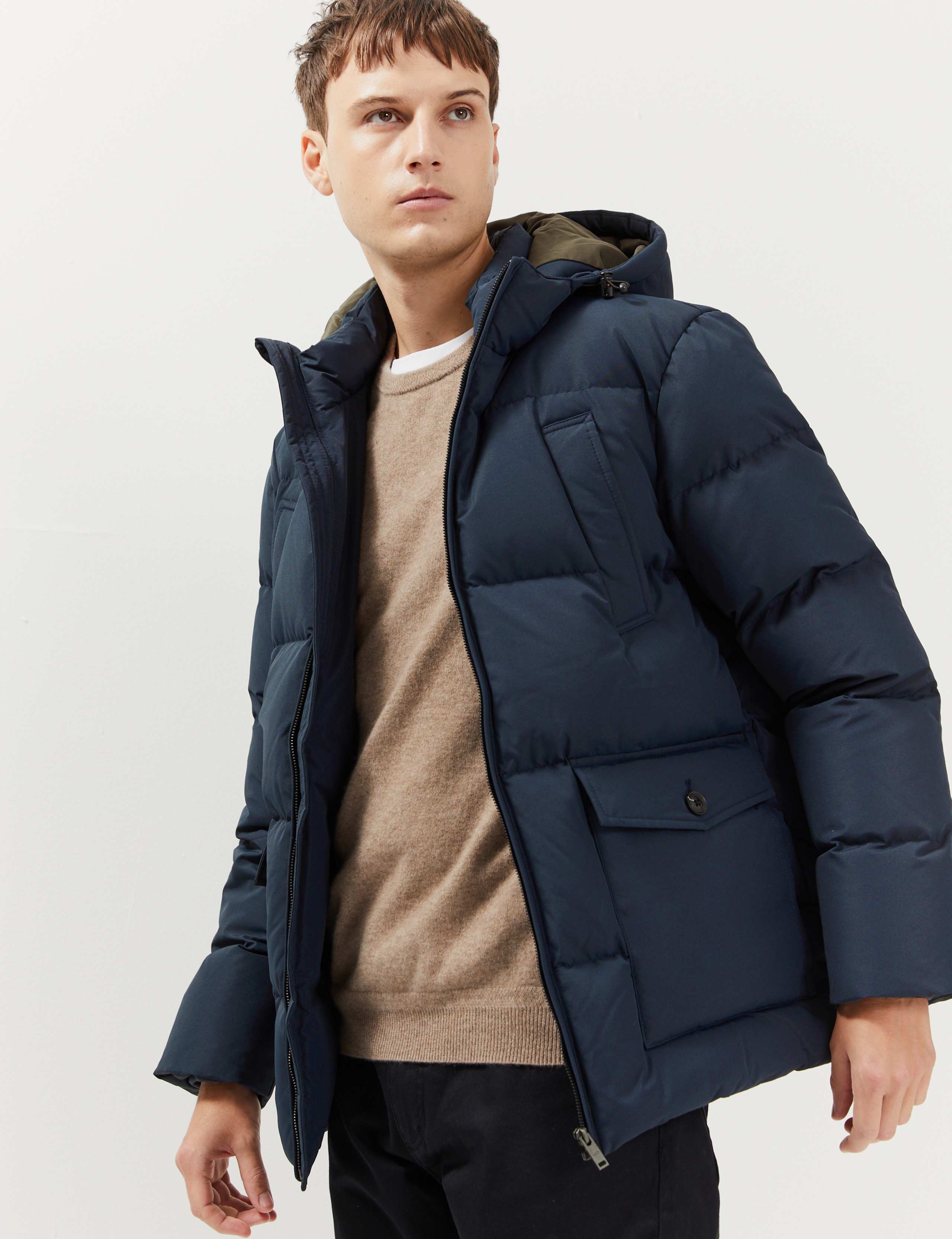 Recycled Feather and Down Puffer Jacket 4 of 12