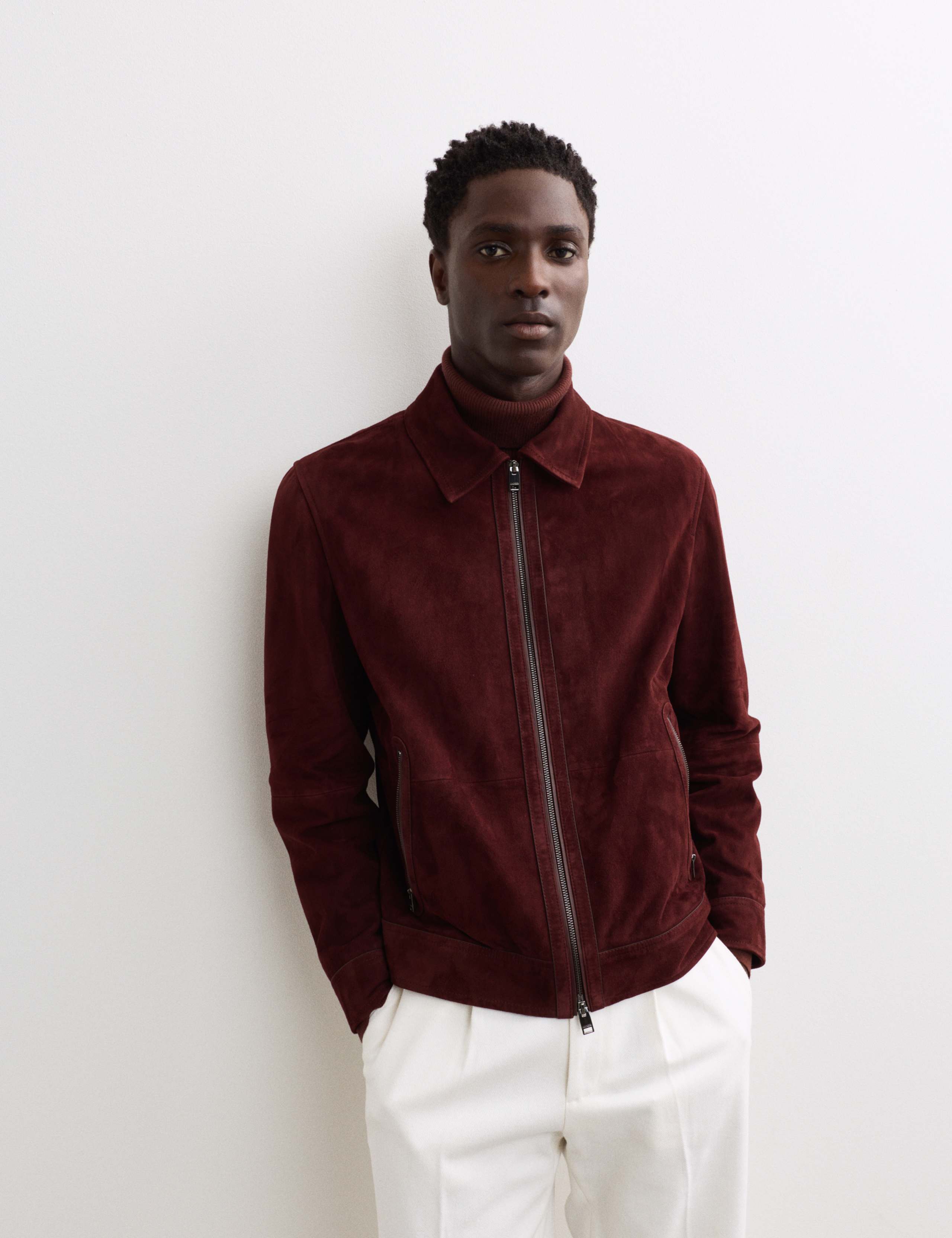 Leather Harrington Jacket 4 of 8