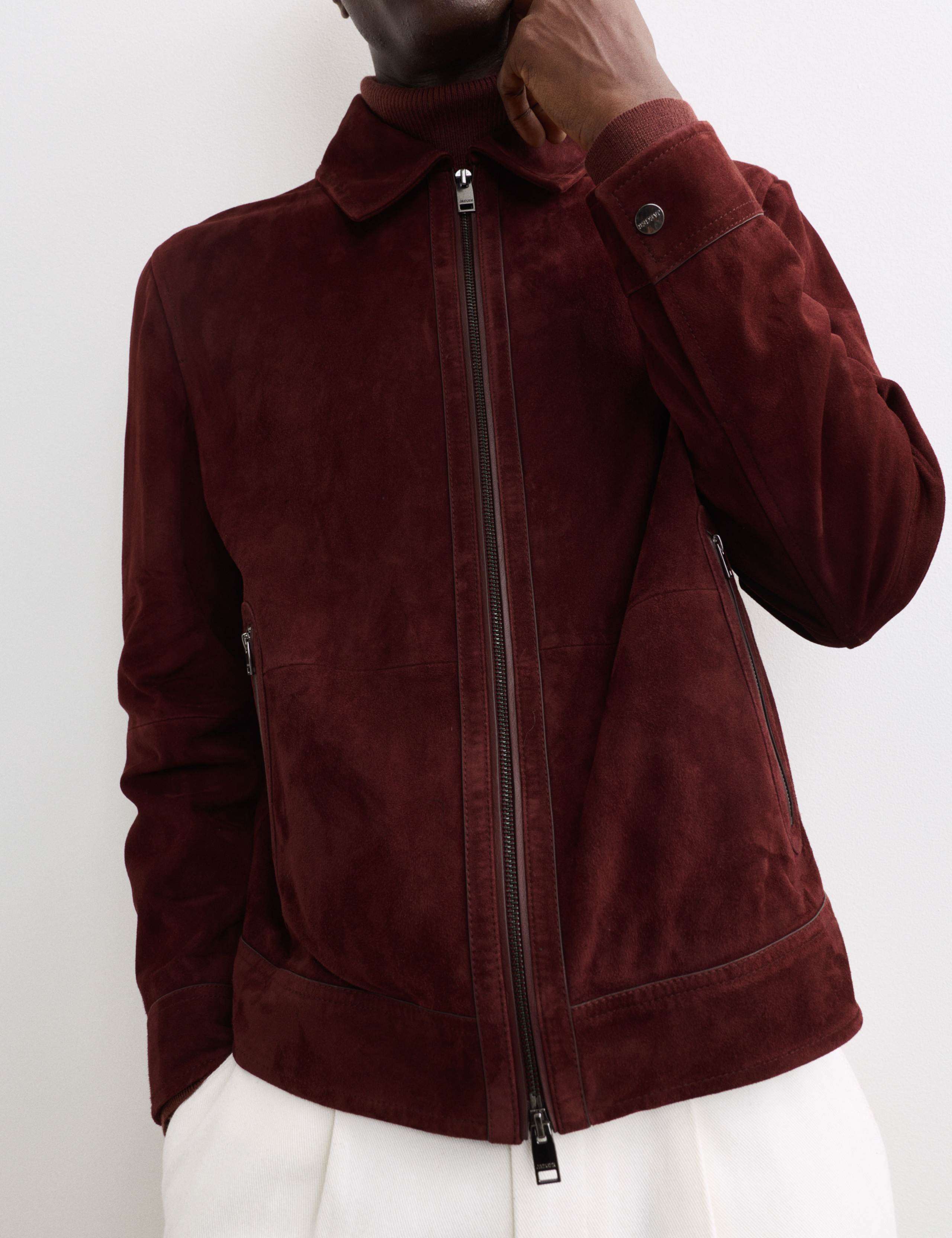 Leather Harrington Jacket 5 of 8