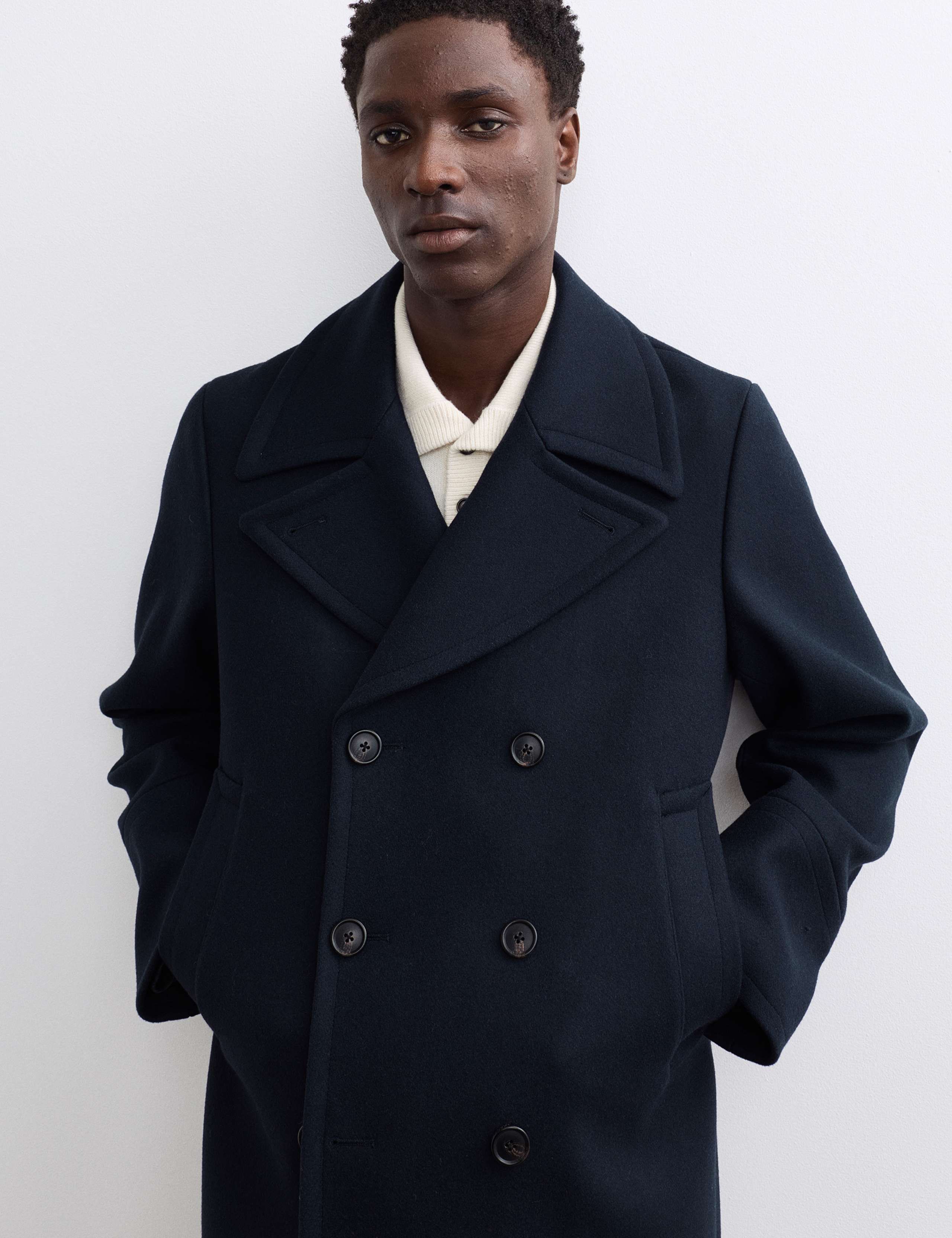 Italian Wool Revere Peacoat 3 of 8