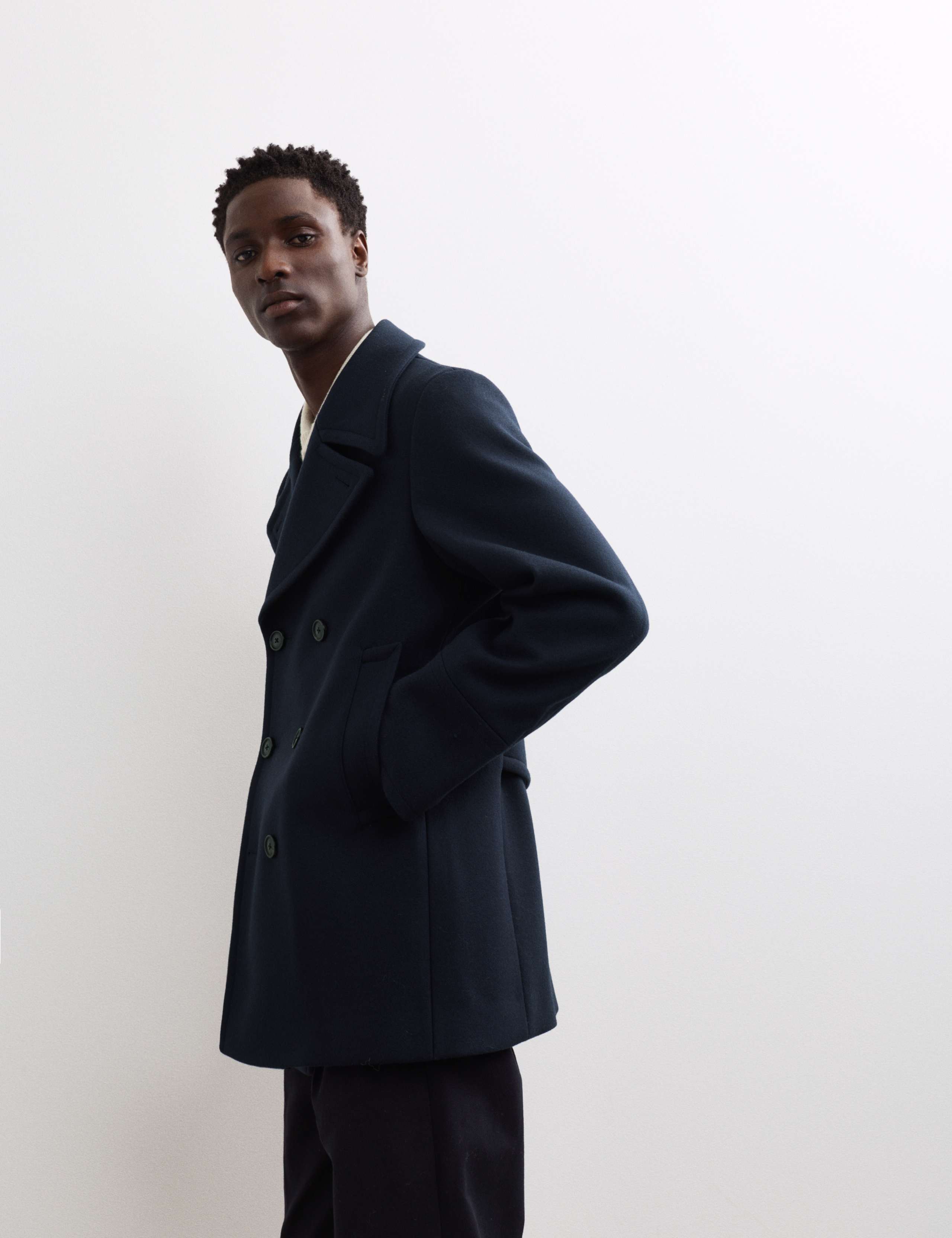 Italian Wool Revere Peacoat 6 of 8