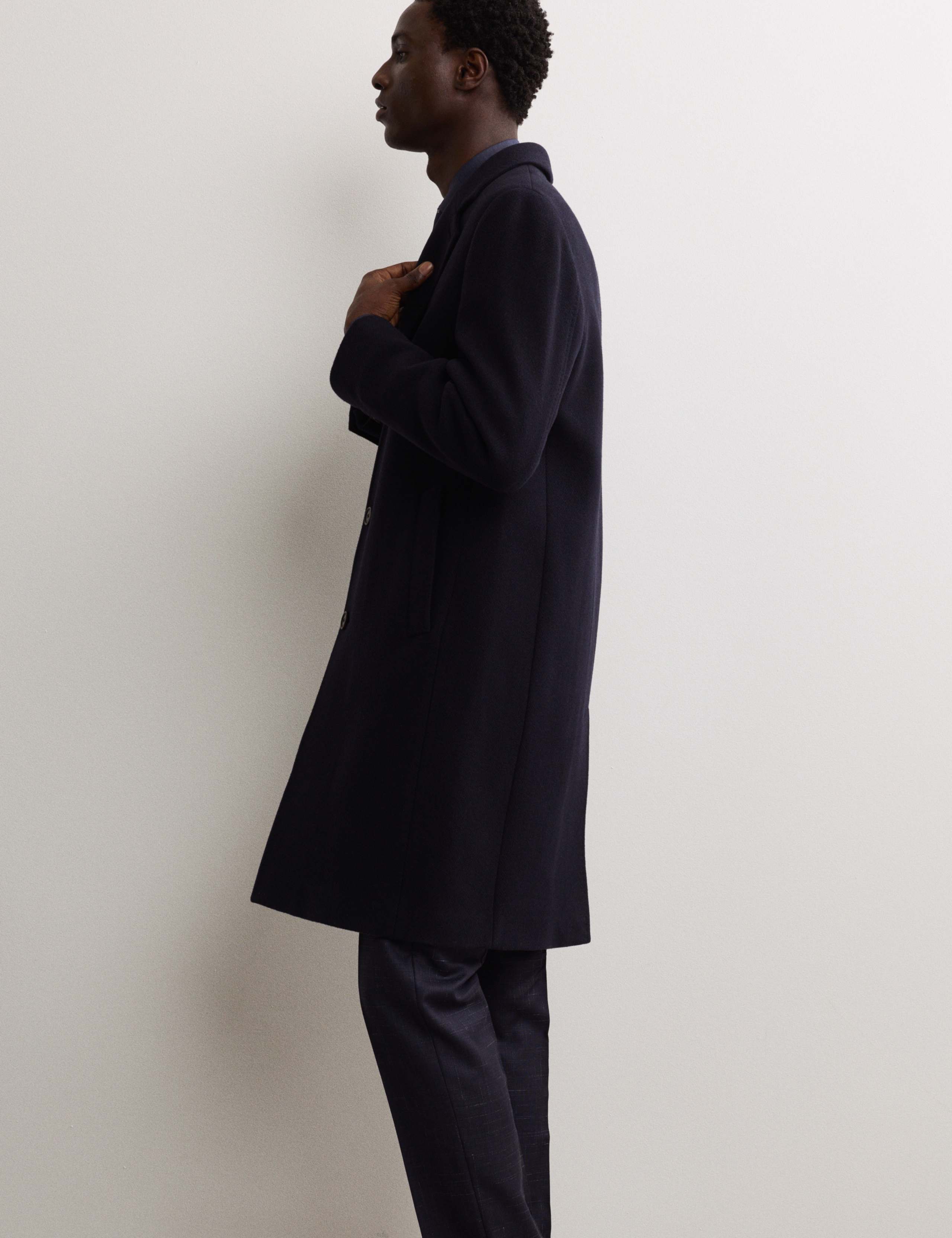 Italian Wool Revere Coat 5 of 8