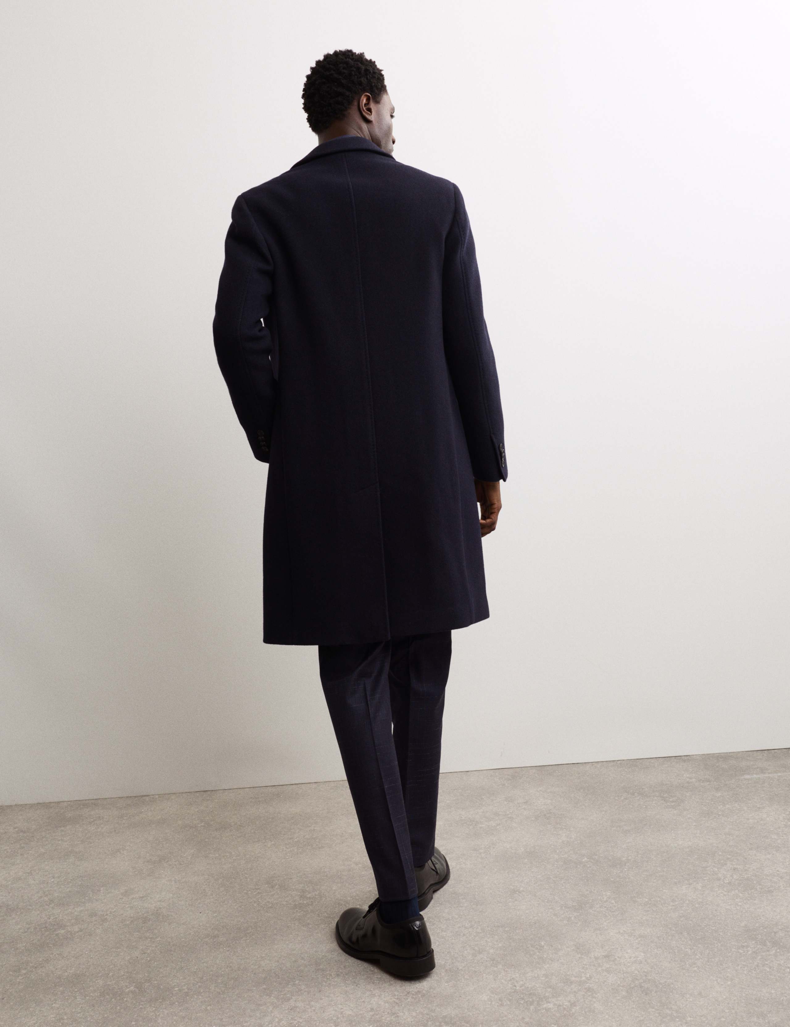 Italian Wool Revere Coat 6 of 8