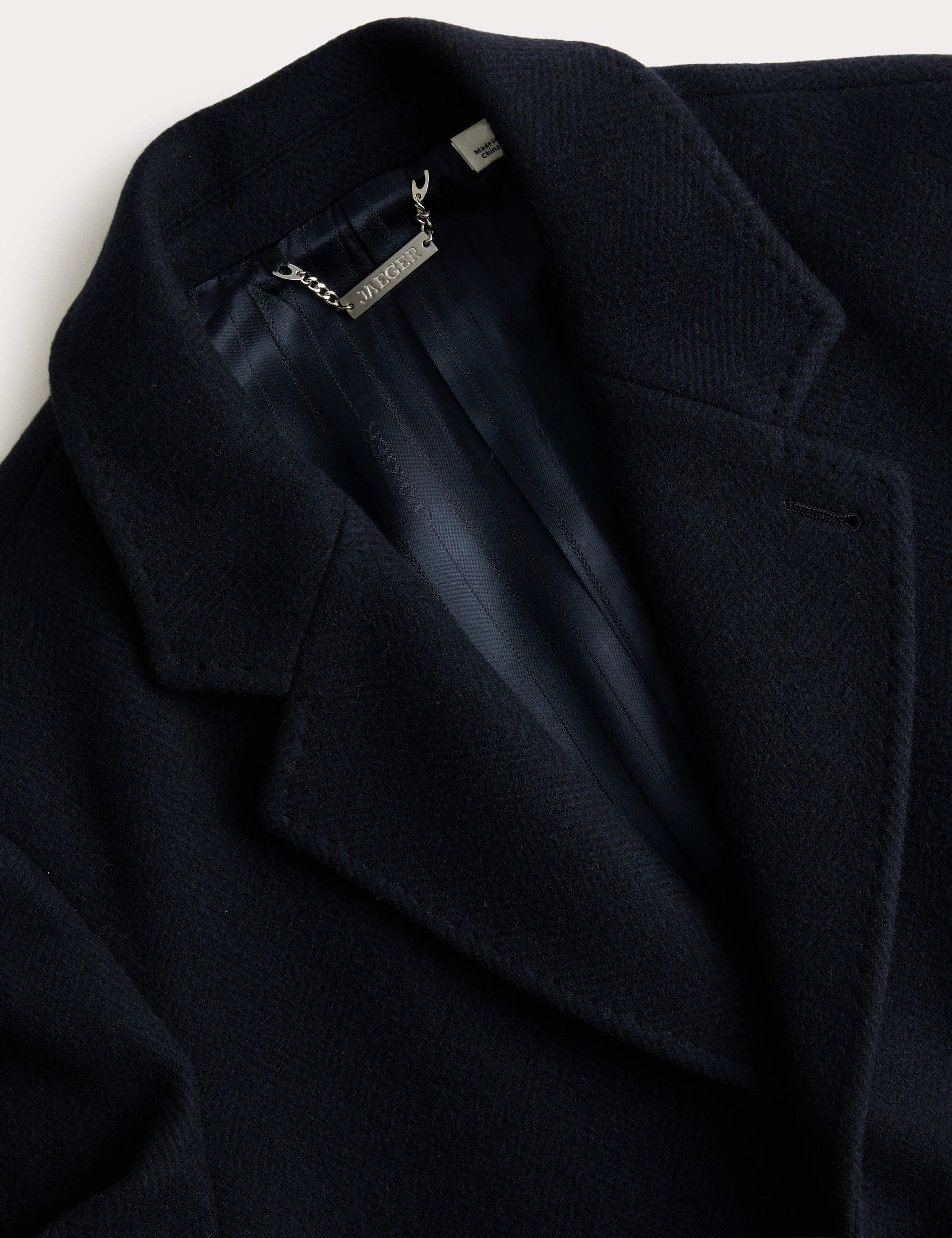 Italian Wool Revere Coat 7 of 8