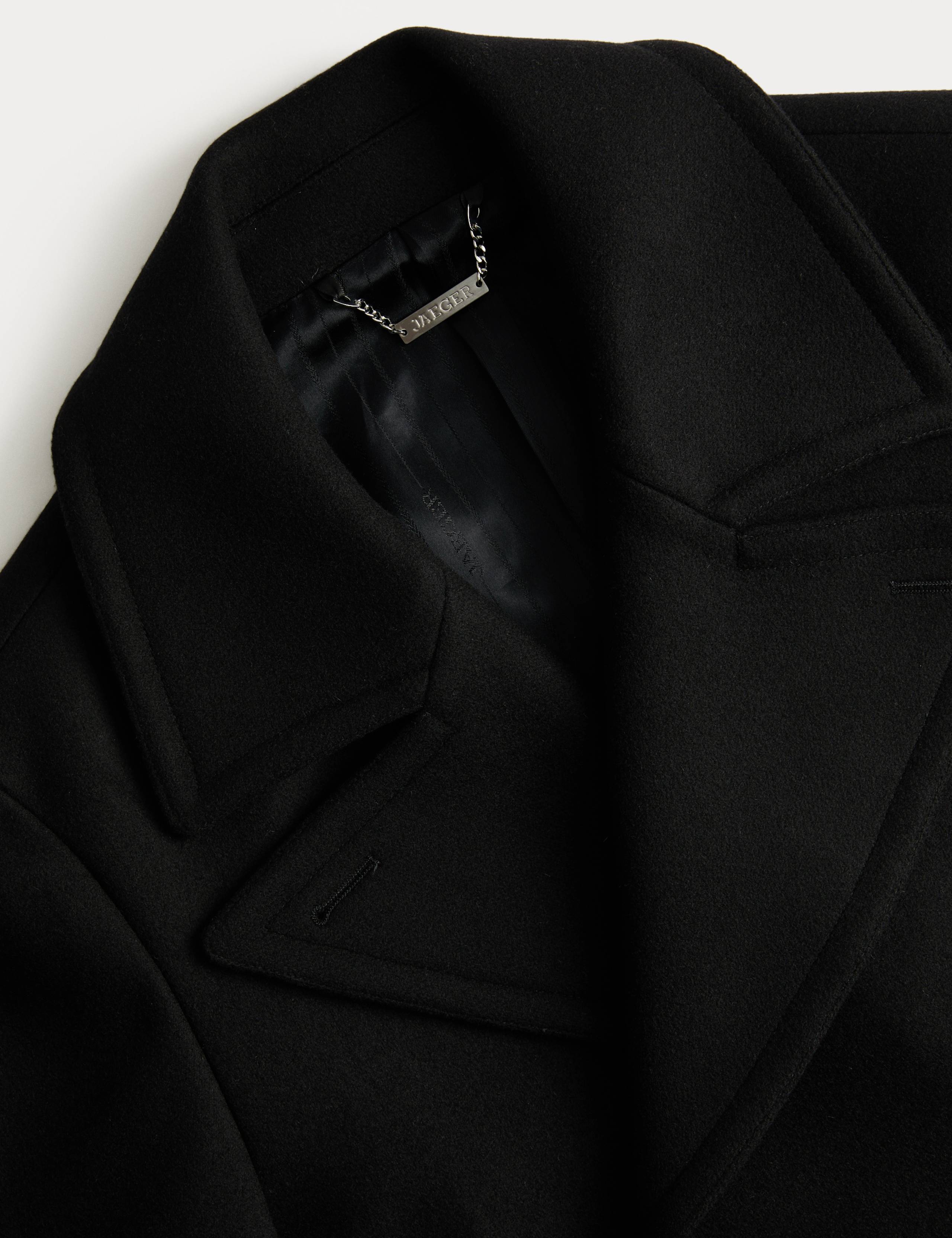 Italian Wool Revere Coat 8 of 9