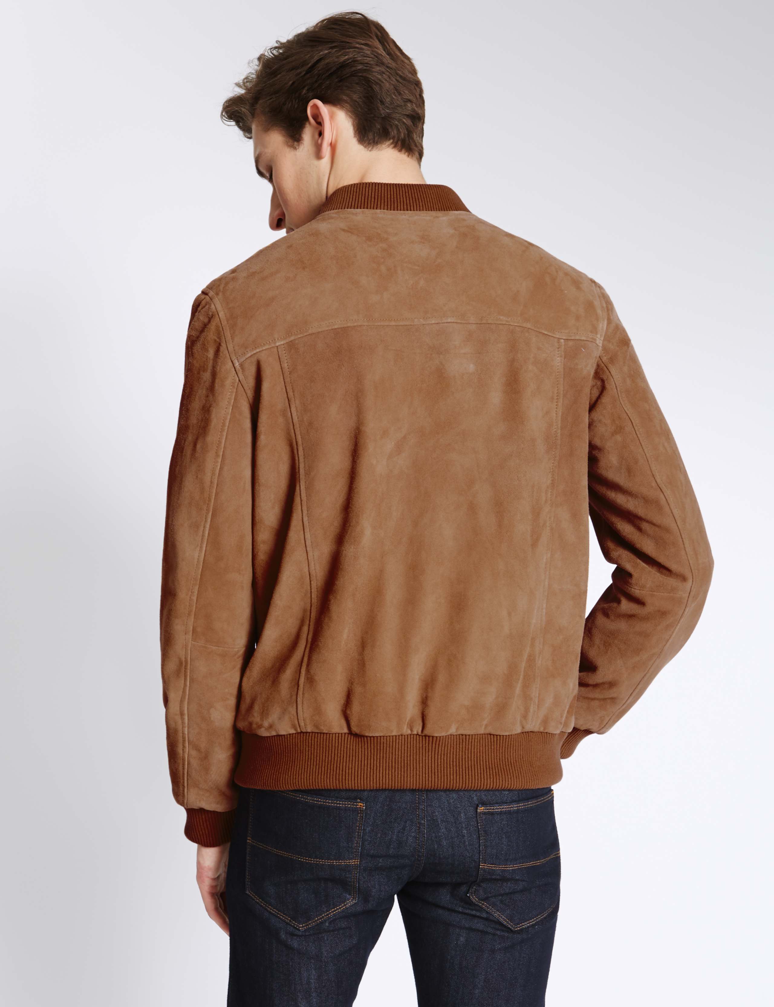 Suede Bomber Jacket 3 of 4