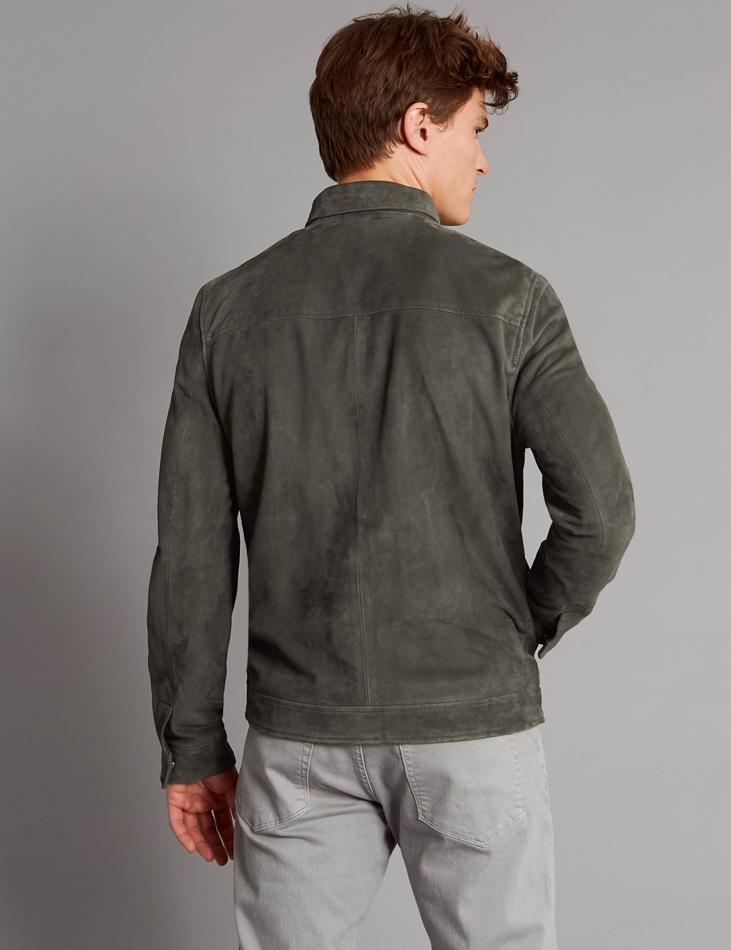 Suede Harrington Jacket 4 of 8