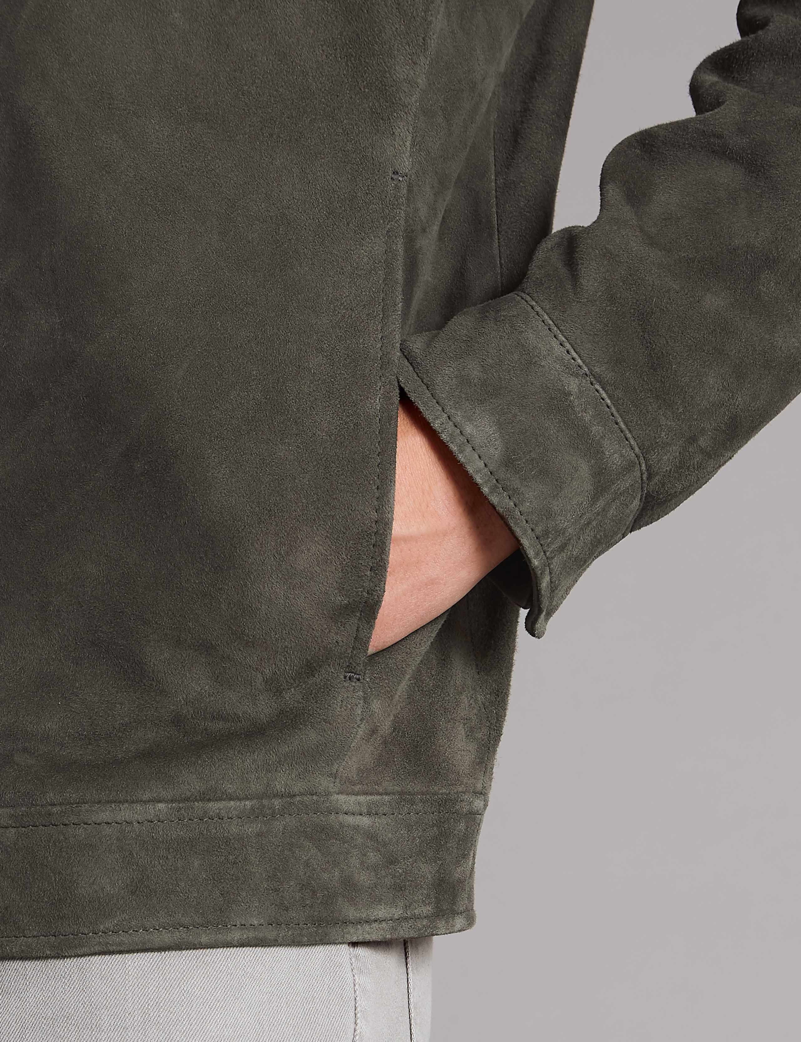 Suede Harrington Jacket 6 of 8