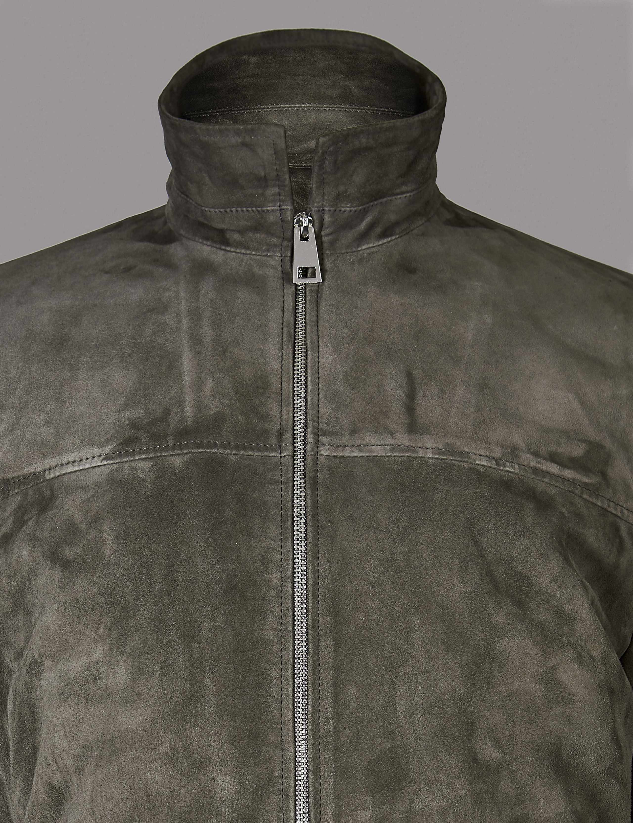 Suede Harrington Jacket 8 of 8