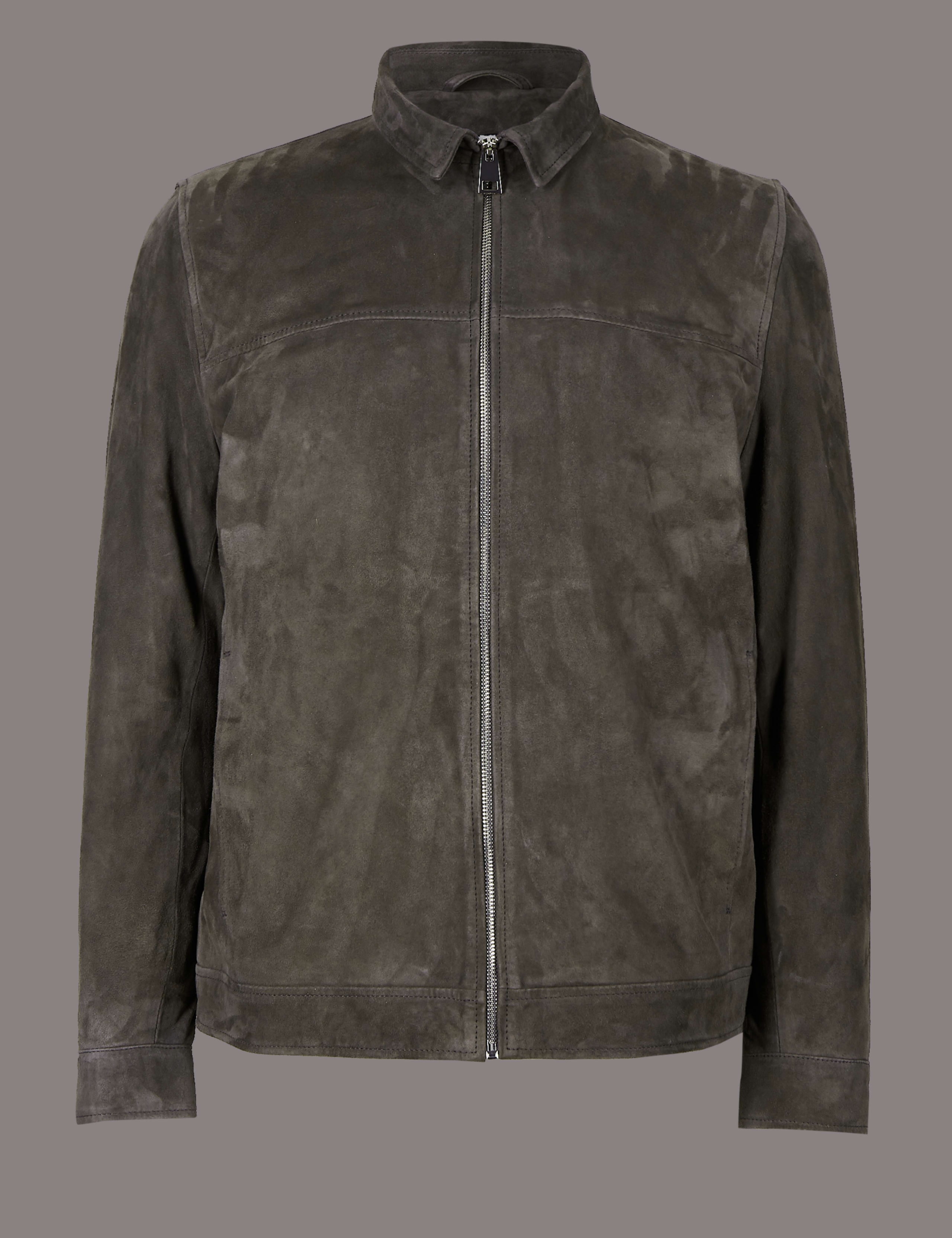 Suede Harrington Jacket 2 of 8
