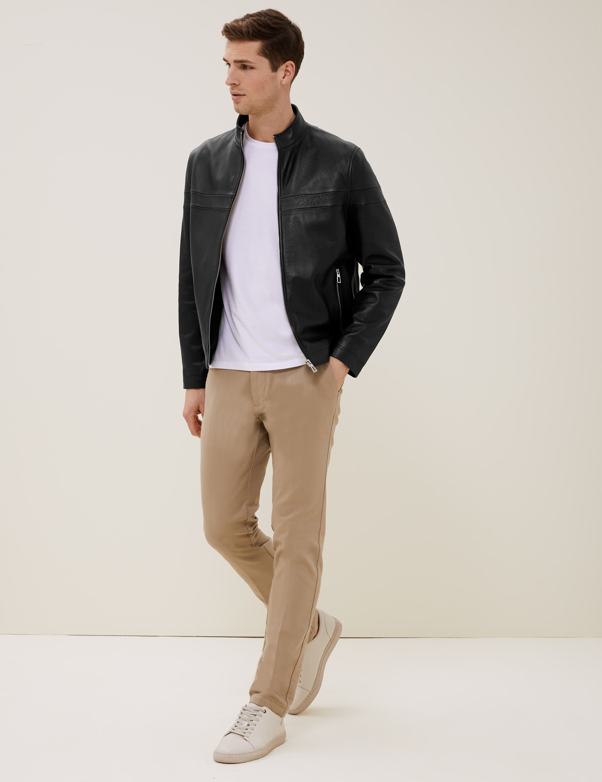 Leather Biker Jacket 7 of 8