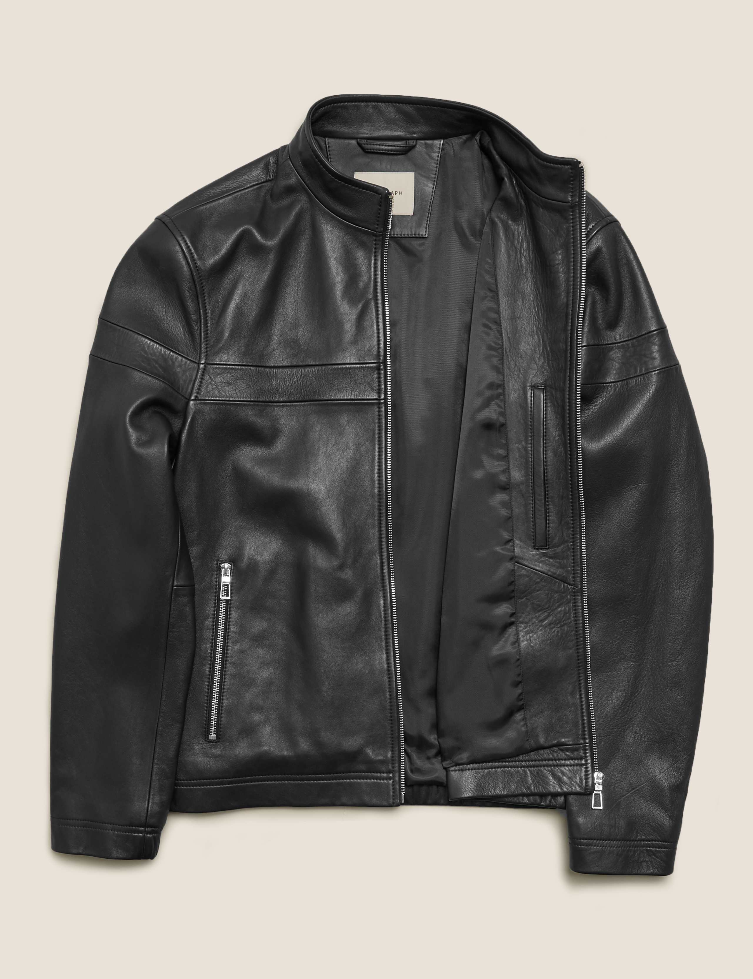 Leather Biker Jacket 8 of 8