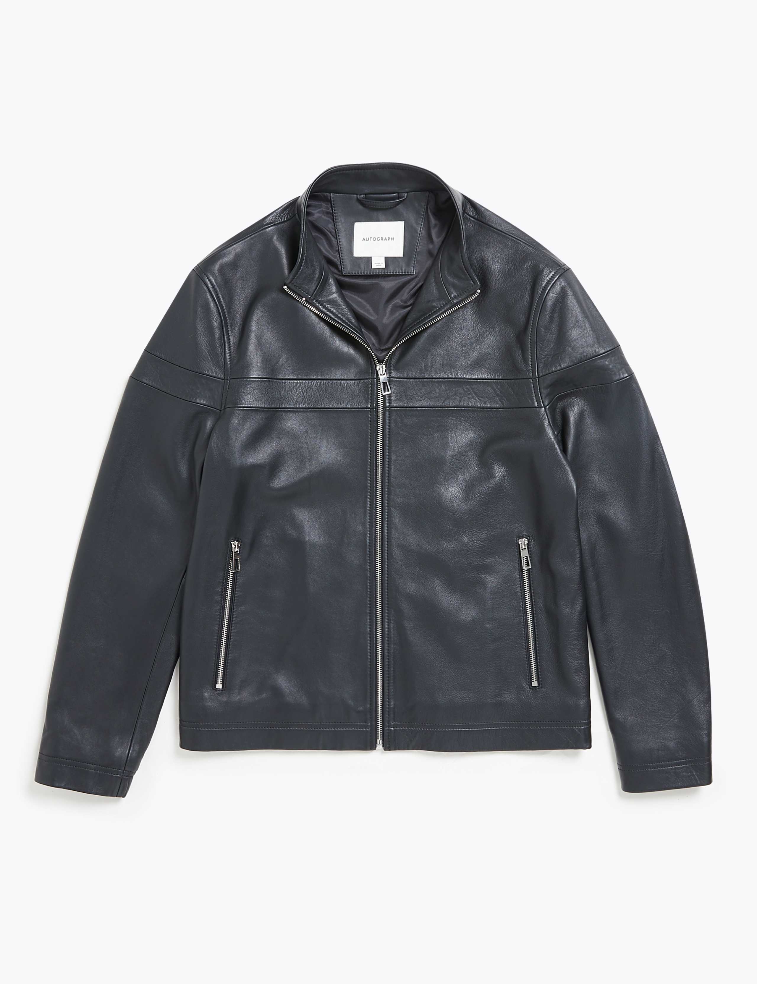 Leather Biker Jacket 2 of 8