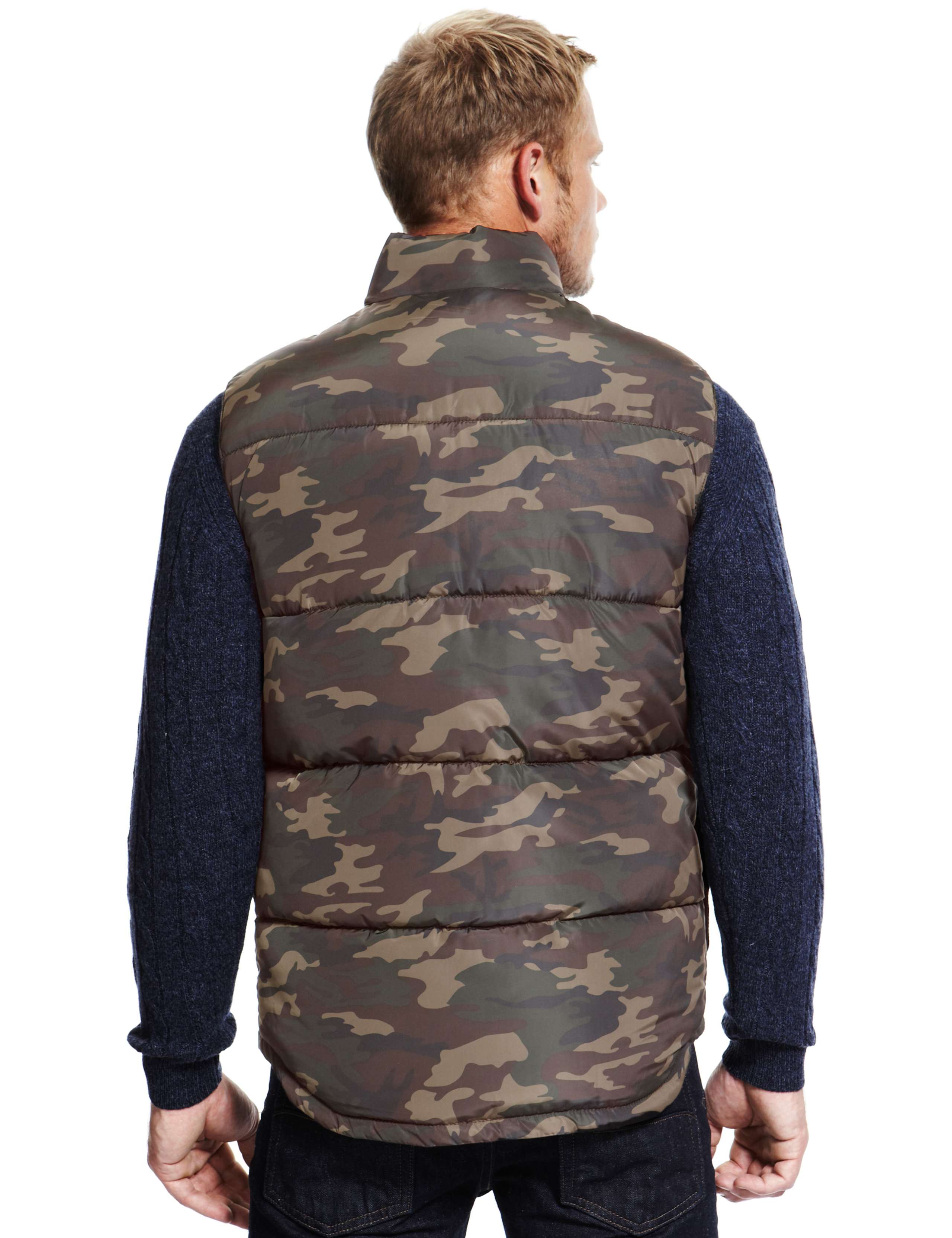 Camouflage Print Gilet 4 of 7