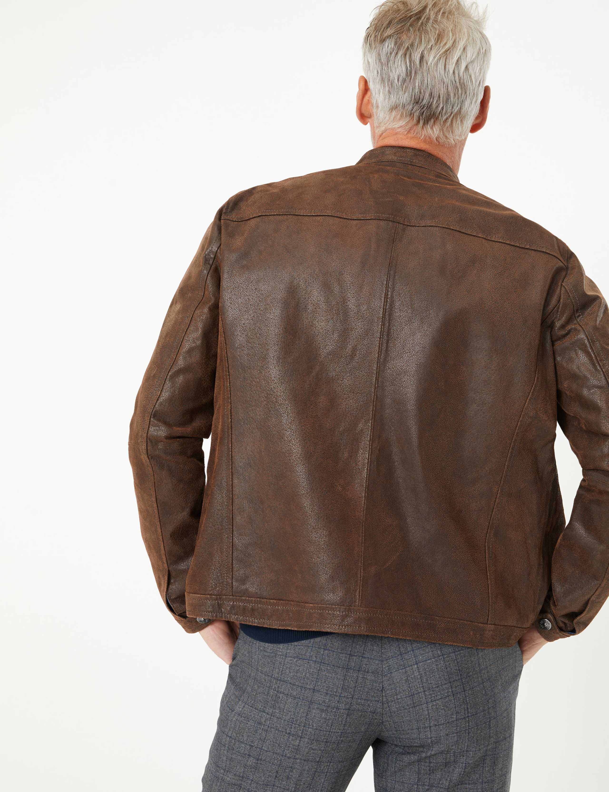 Leather Biker Jacket 4 of 6