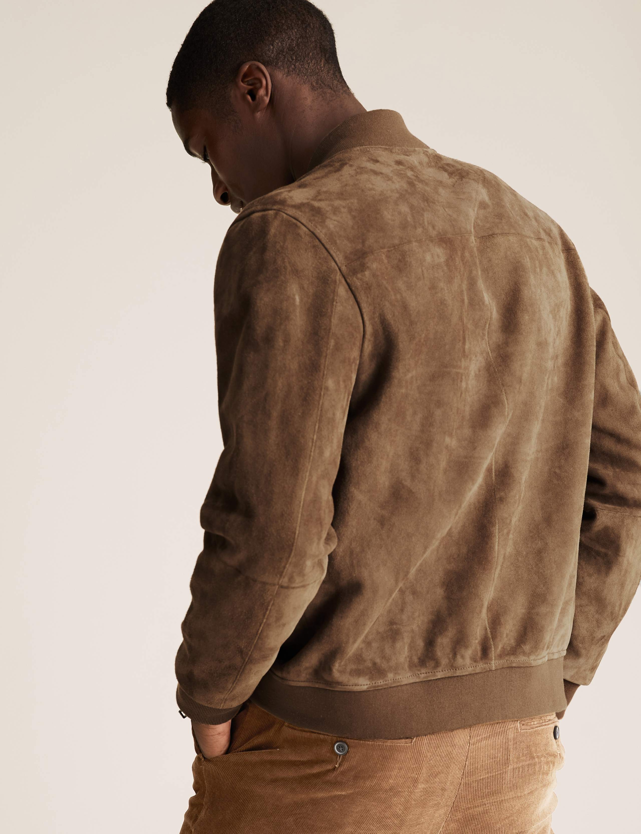 Suede Bomber Jacket 5 of 7