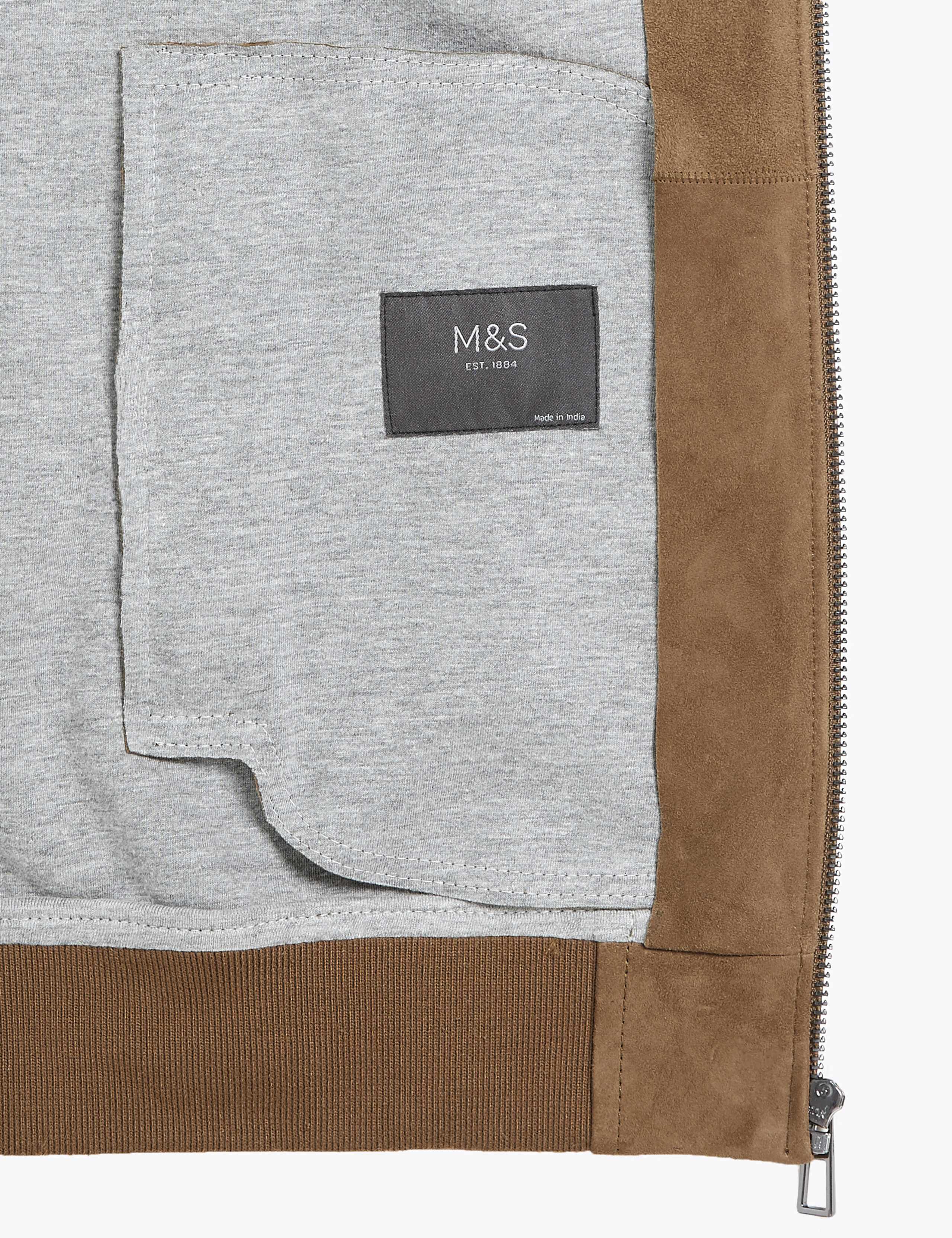 Suede Bomber Jacket 6 of 7